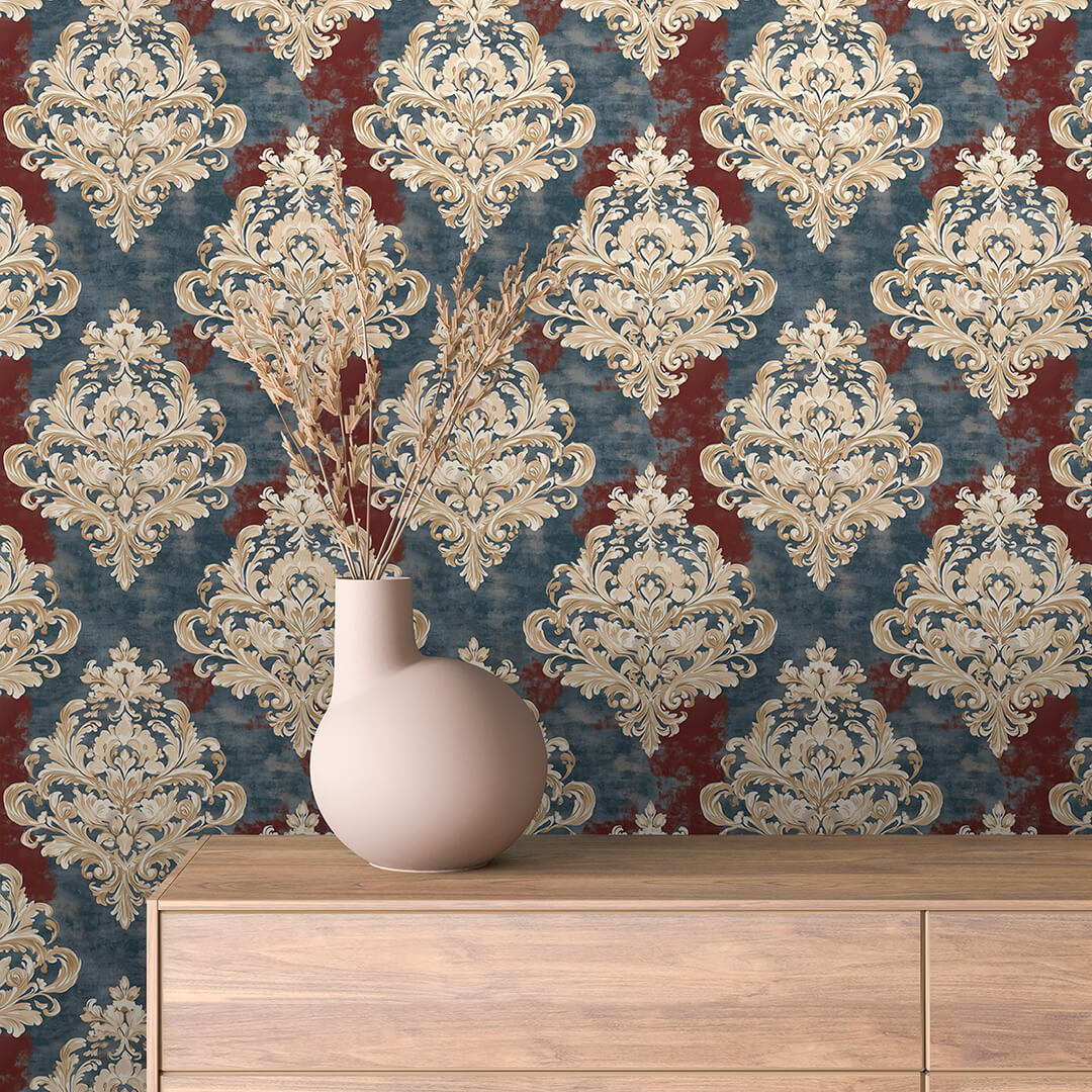 Selbstklebende Fototapeten für die Wand, elegante Arabeskenmotive- ARA018