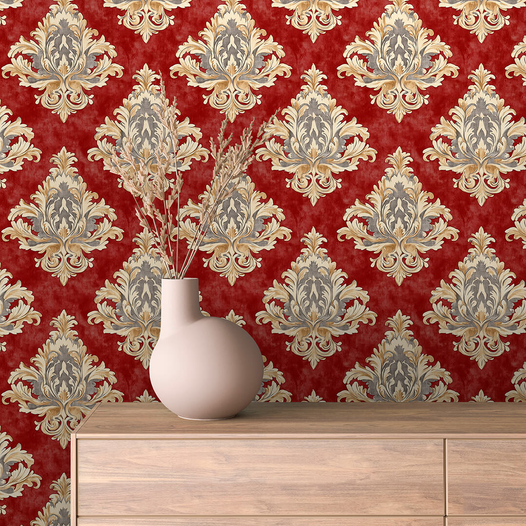 Selbstklebende Fototapeten für die Wand, elegante Arabeskenmotive- ARA021