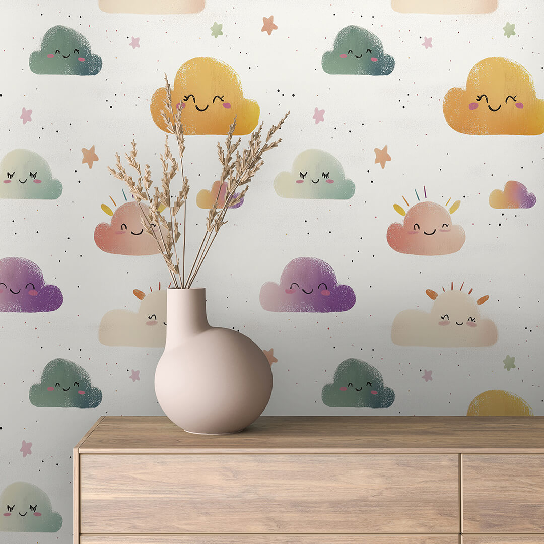 Selbstklebende Fototapeten für die Wand, fröhliche Designs für das Kinderzimmer - BABY024