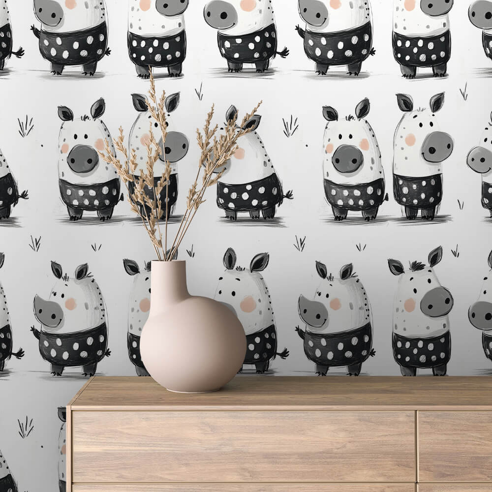 Selbstklebende Fototapeten für die Wand, fröhliche Designs für das Kinderzimmer - BABY058