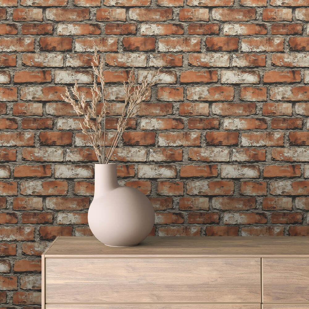 Brick Selbstklebende Fototapeten für die Wand, Tapeten, die begeistern - BRI051
