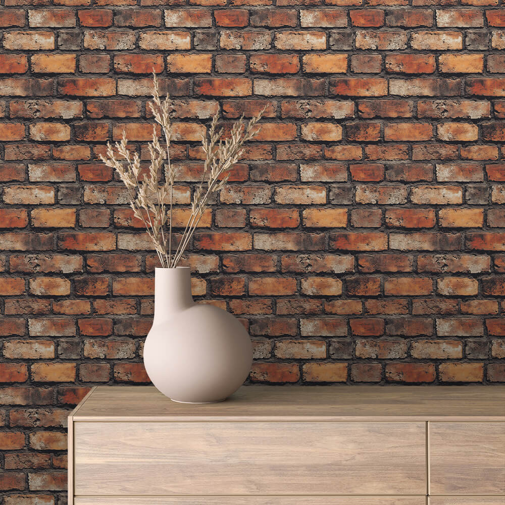 Brick Selbstklebende Fototapeten für die Wand, Tapeten, die begeistern - BRI055