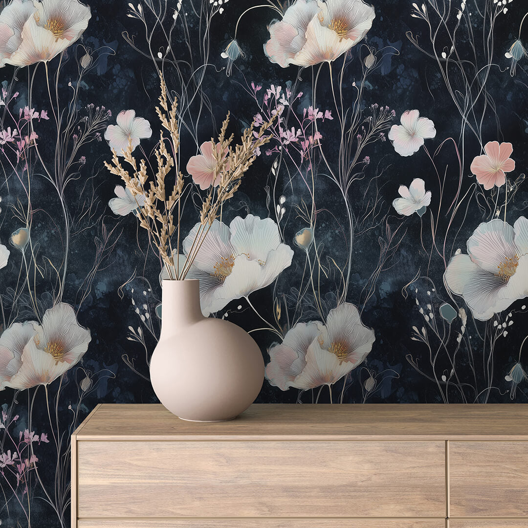 Fototapete Blumen Schlafzimmer - Selbstklebend & Stilvoll