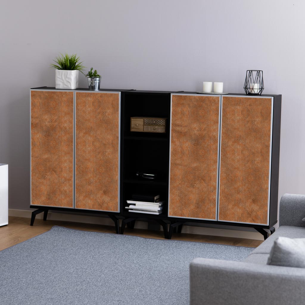 selbstklebende Folie für Möbel- Rost PAT055 - folie für möbel bekleben