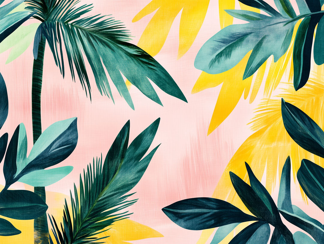 Tapete Blätter Grün - Elegante Fototapeten für Atmosphäre