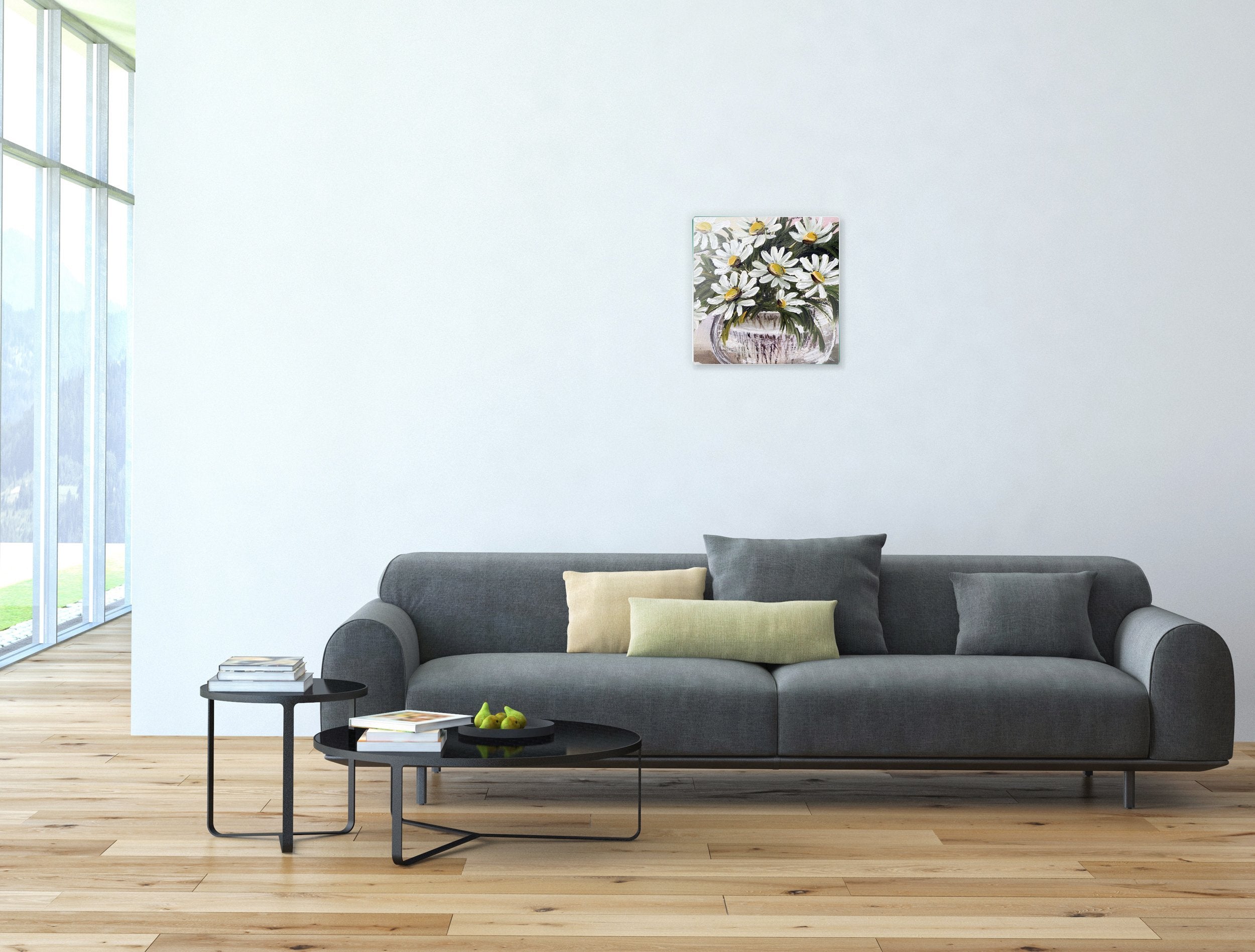 Kunst wand bilder Kunstgänseblümchen - AP033 - life-decor.de