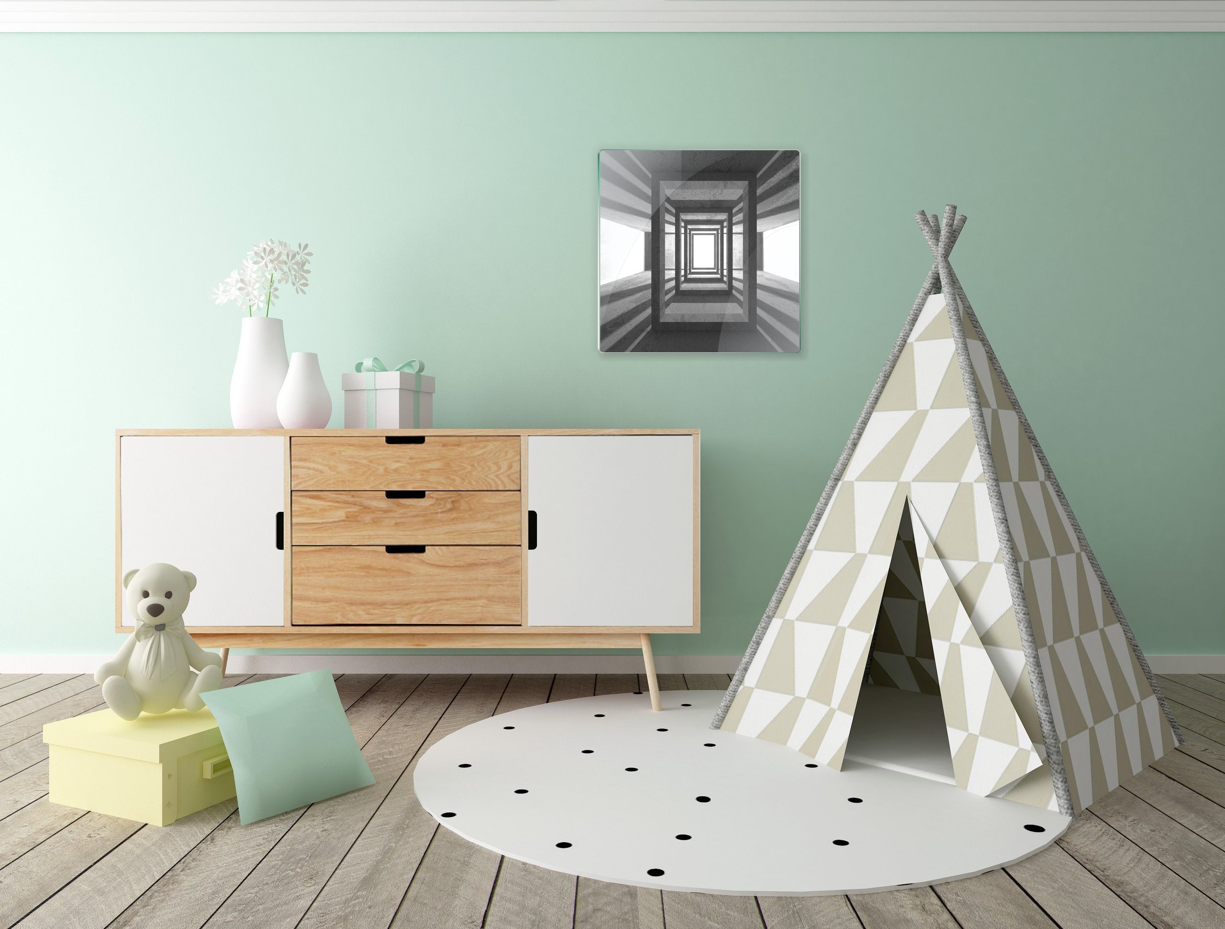 Kunst wand bilder Tür zu einem anderen Reich - AP059 - life-decor.de