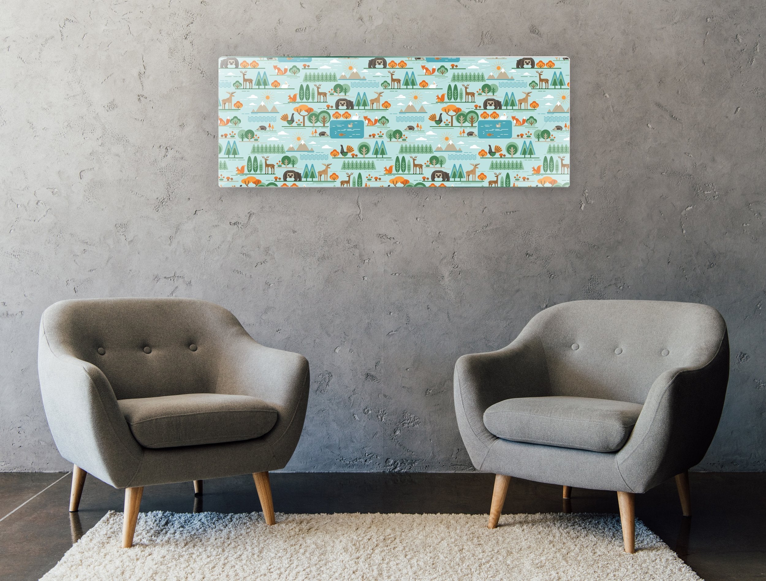 Kunst wand bilder Waldkunst - AP068 - life-decor.de