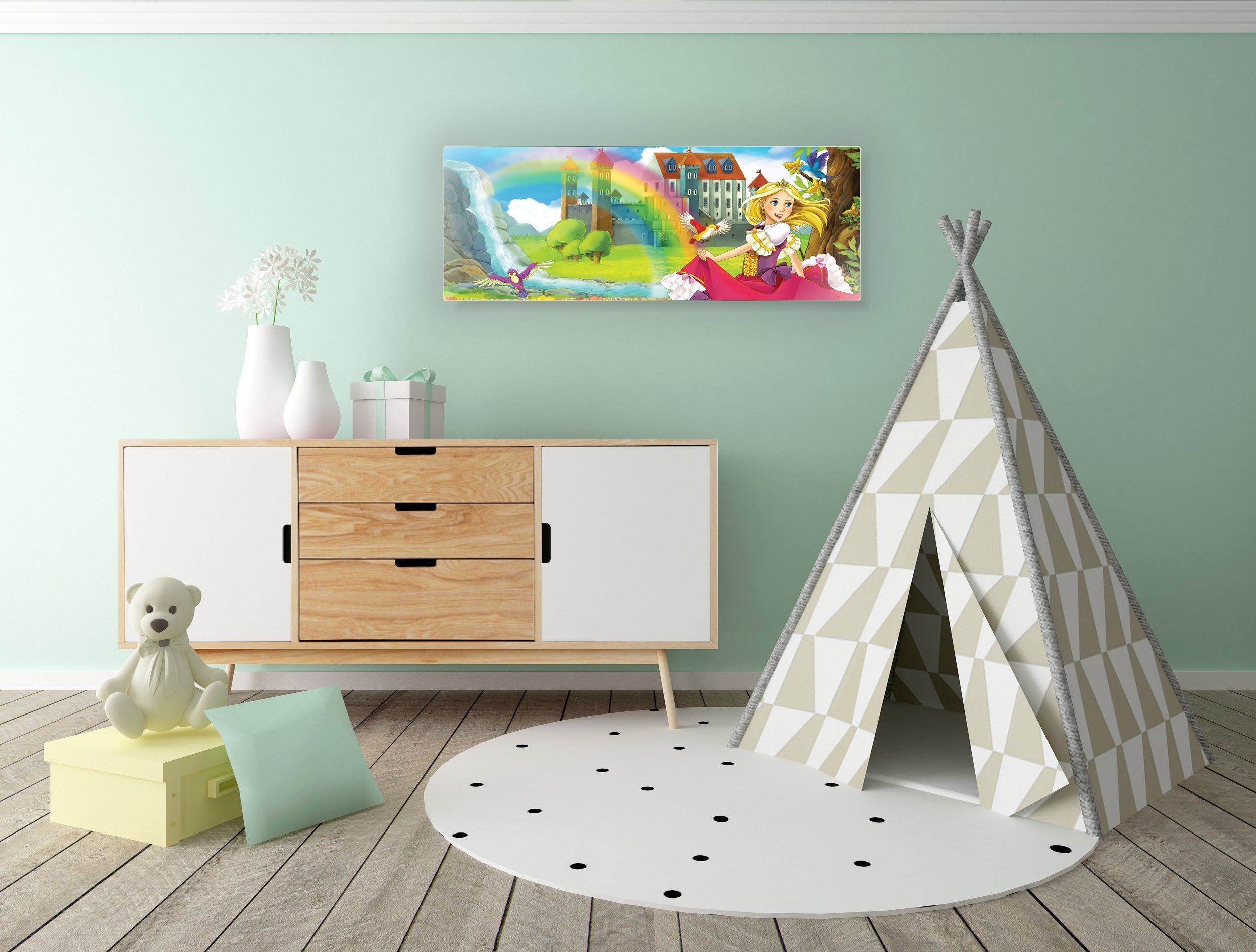 Kunst wand bilder Prinzessin - AP036 - life-decor.de