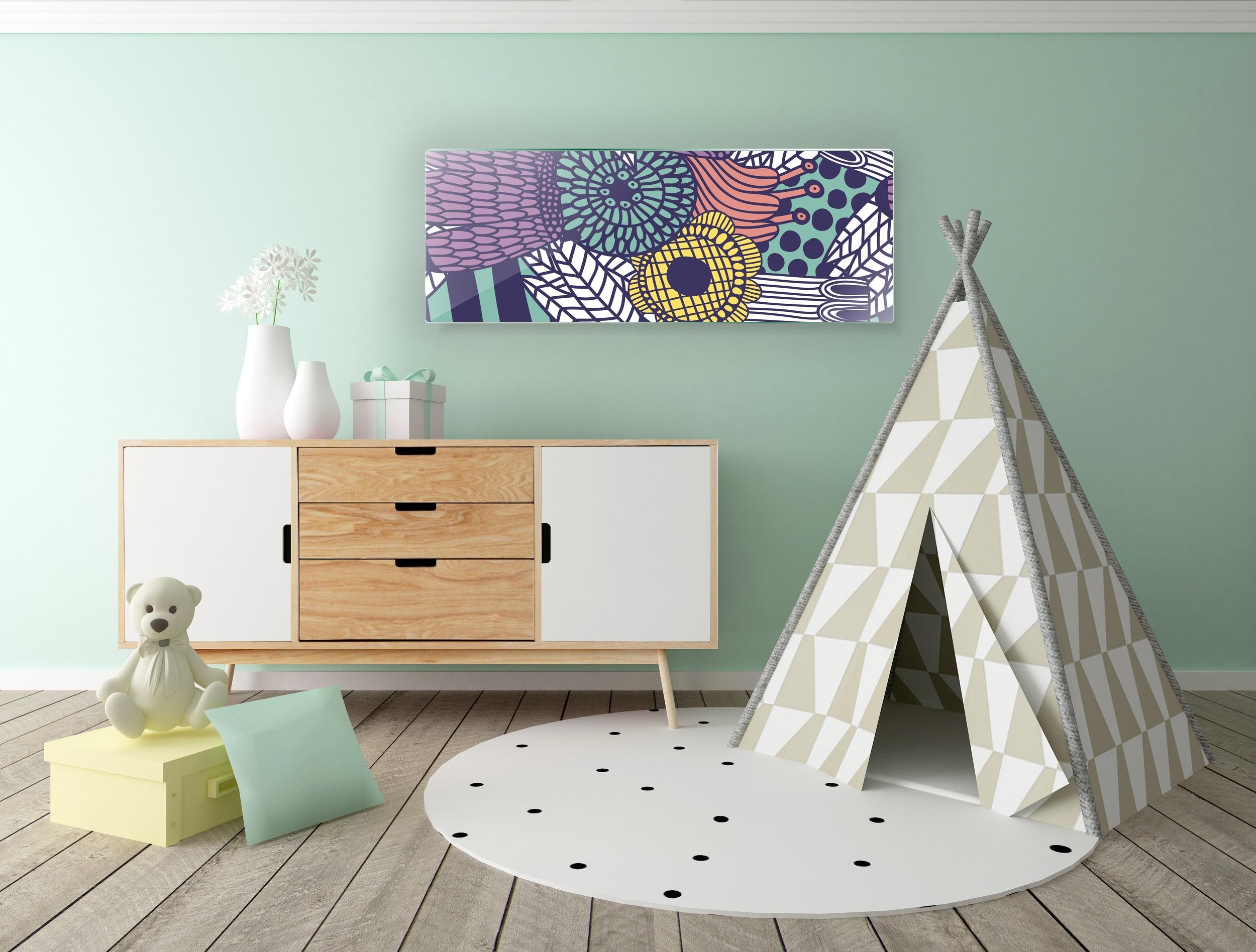 Kunst wand bilder Feld - AP073 - life-decor.de