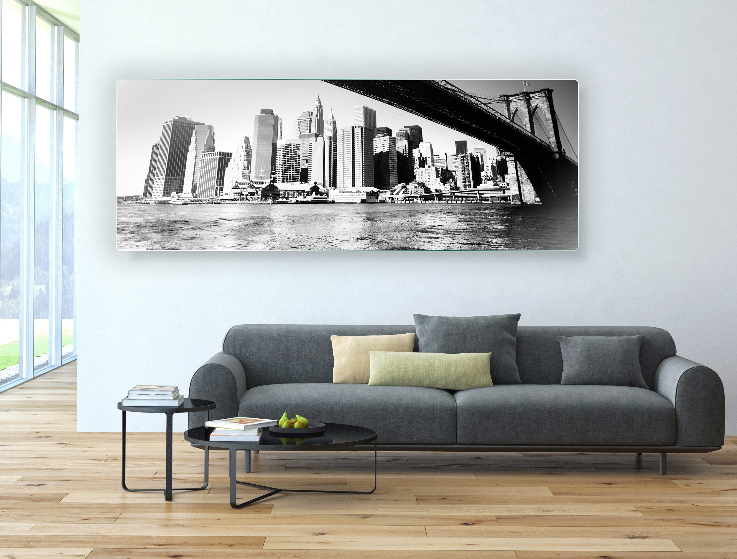 Kunst wand bilder Brooklyn brucke - AP016 - life-decor.de