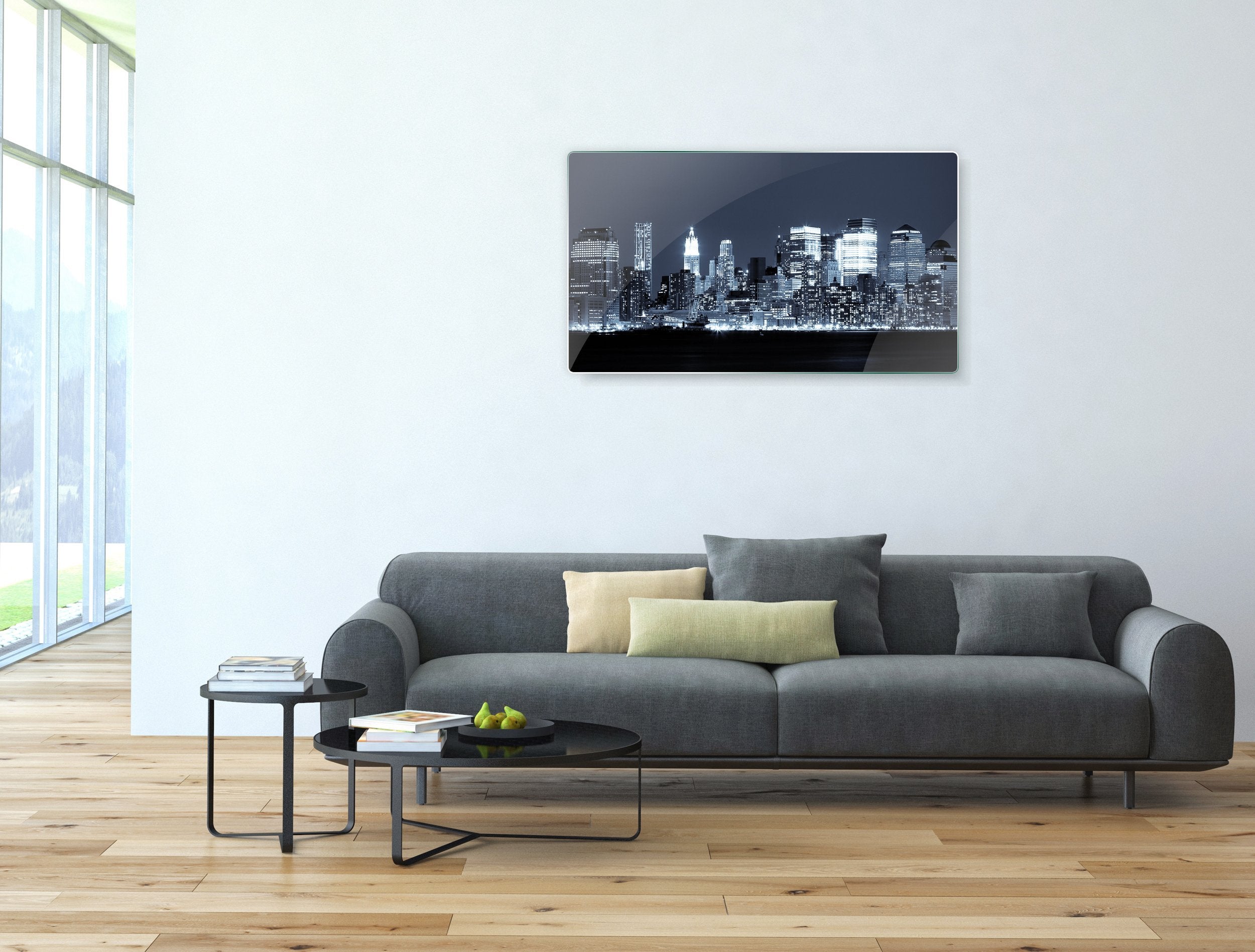 Kunst wand bilder Stadt in der Nacht - AP017 - life-decor.de