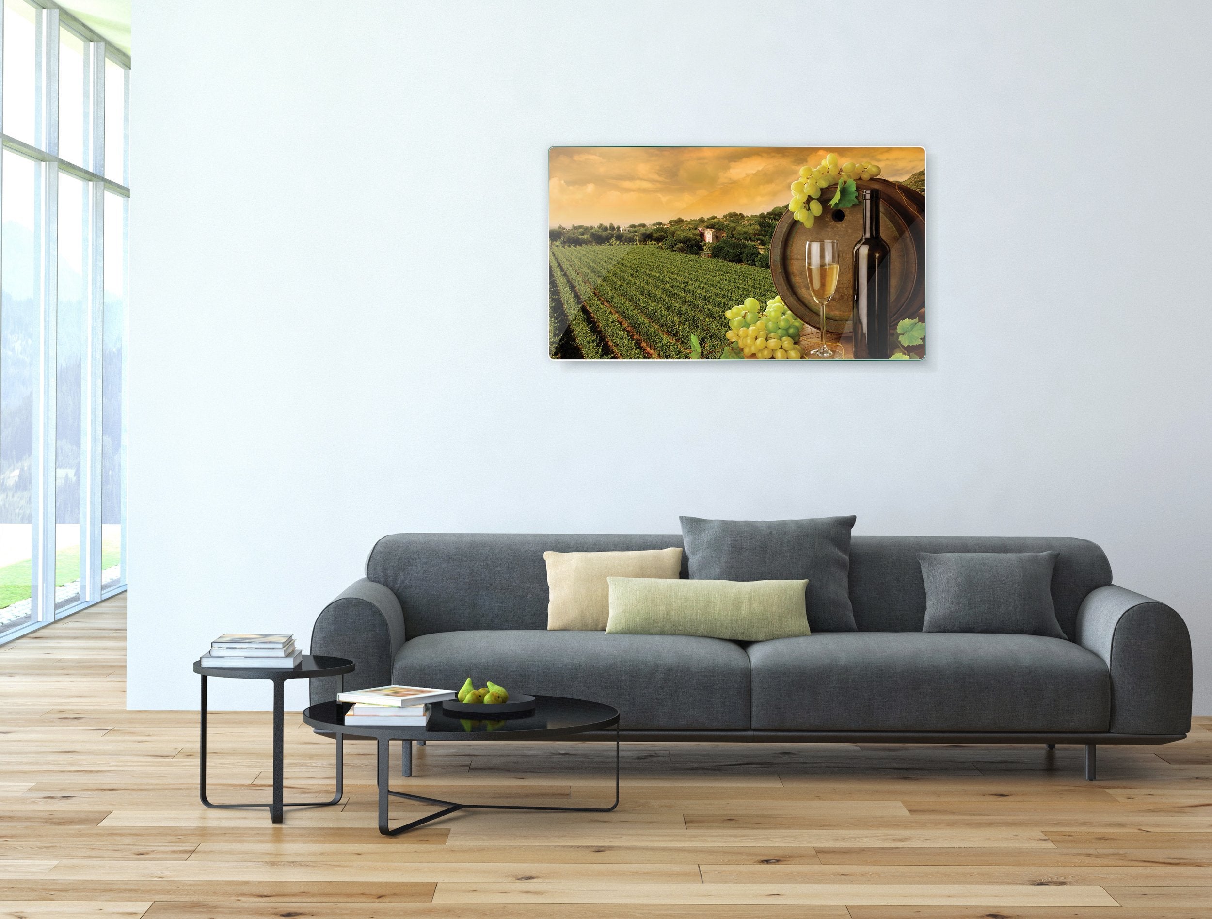 Kunst wand bilder Weinberg - AP007 - life-decor.de