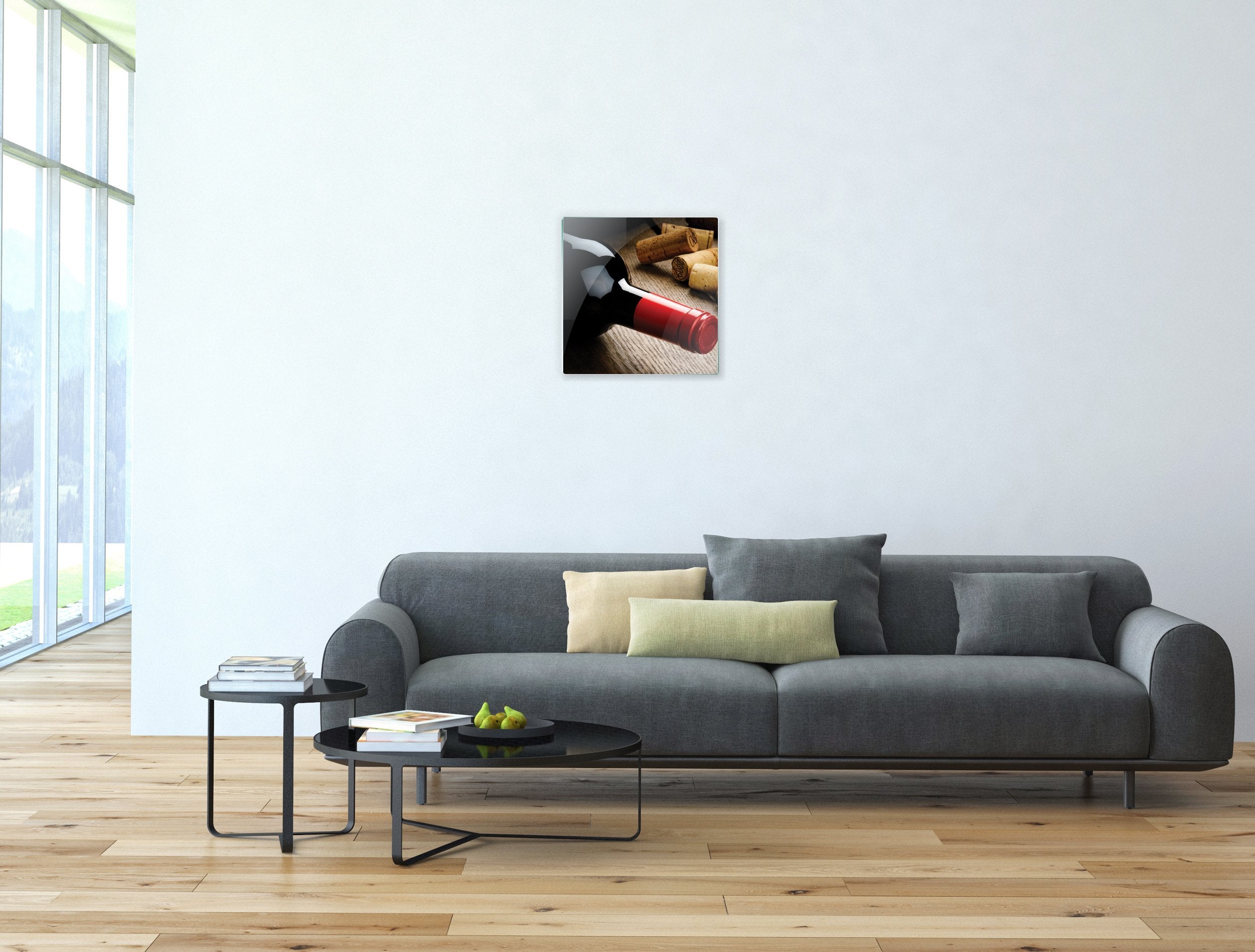 Kunst wand bilder Weinflasche - AP038 - life-decor.de