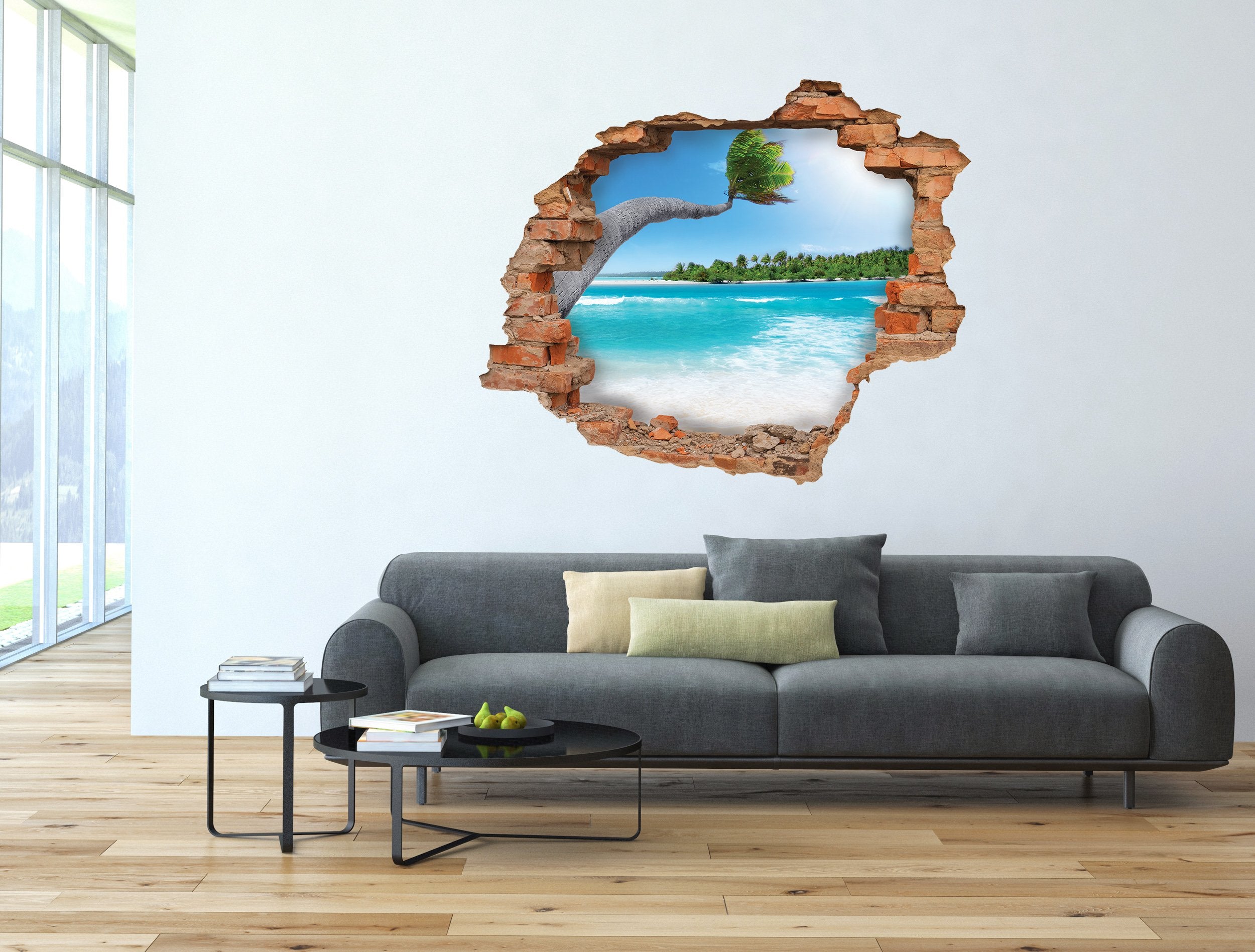 3D Kunst Wandaufkleber Meer - 3D015