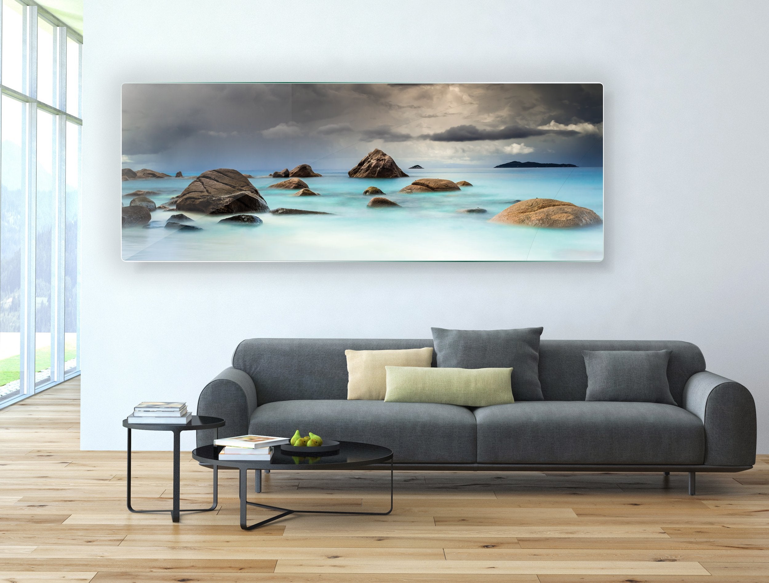 Kunst wand bilder Steinmeer - AP008 - life-decor.de