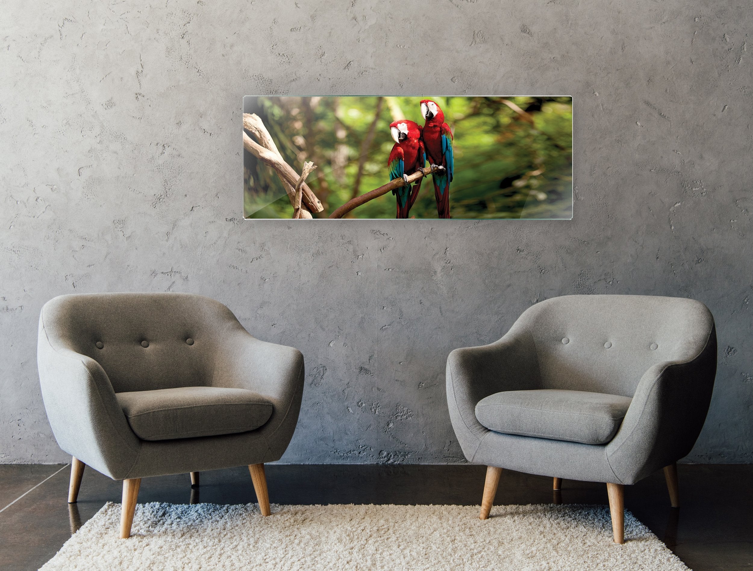 Kunst wand bilder Papageien - AP082 - life-decor.de