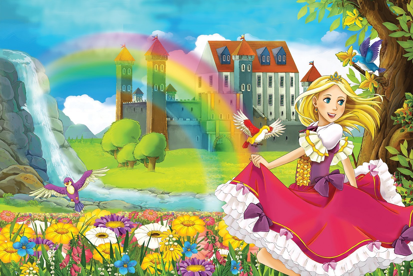 Kunst wand bilder Prinzessin - AP036 - life-decor.de