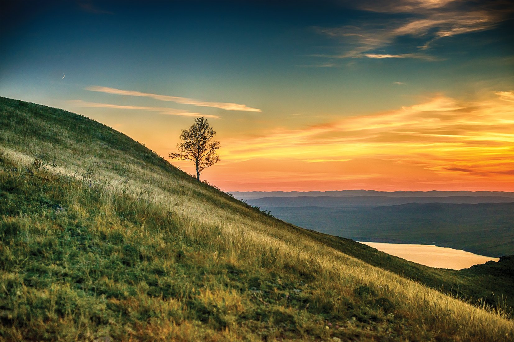 Kunst wand bilder Sonnenaufgang - AP006 - life-decor.de