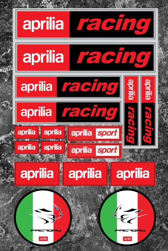 Aprilia Racing aufkleber für motoren - life-decor.de
