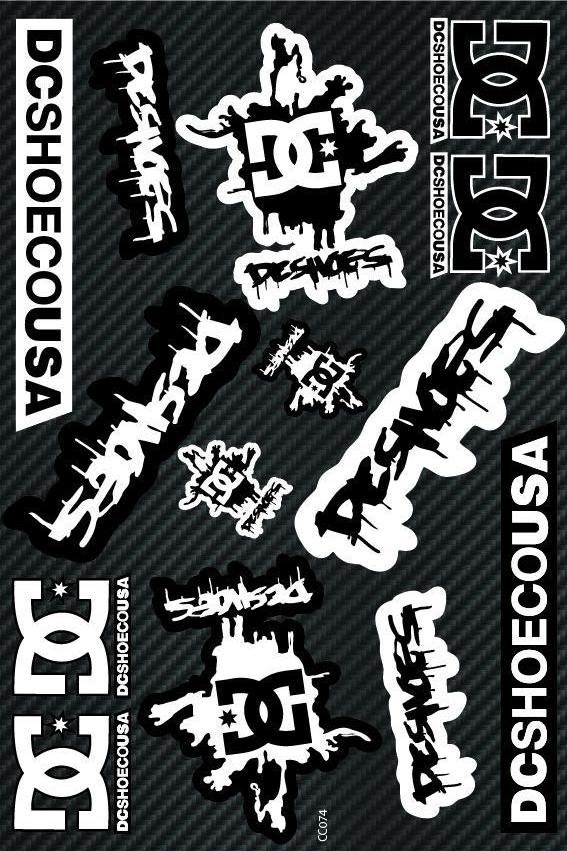 DC SHOES aufkleber für motoren - life-decor.de