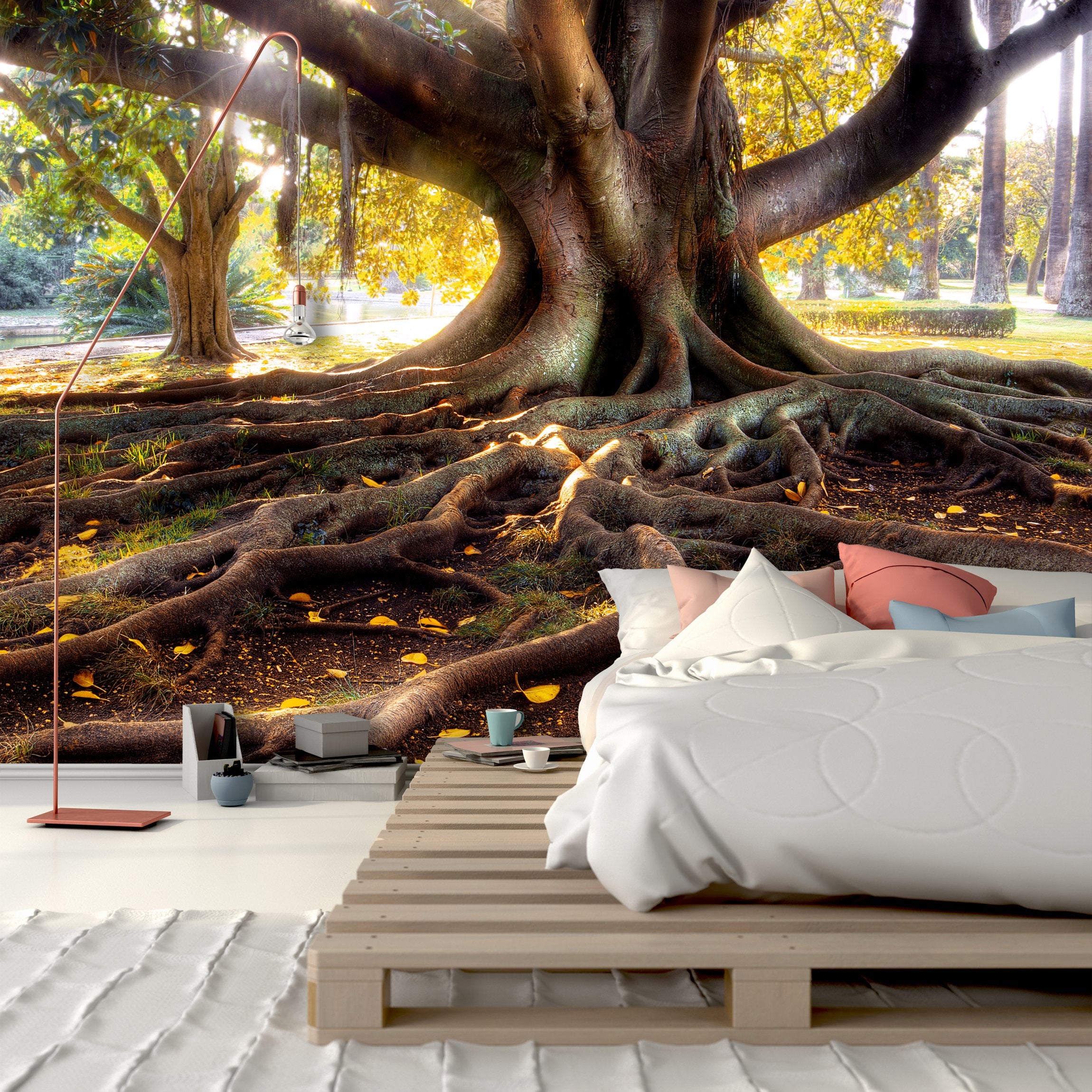 PVC Fototapete Centenarian Tree - ECO Wandbild Selbstklebende Tapete - 3D Vinyl Wandsticker XXL SW126