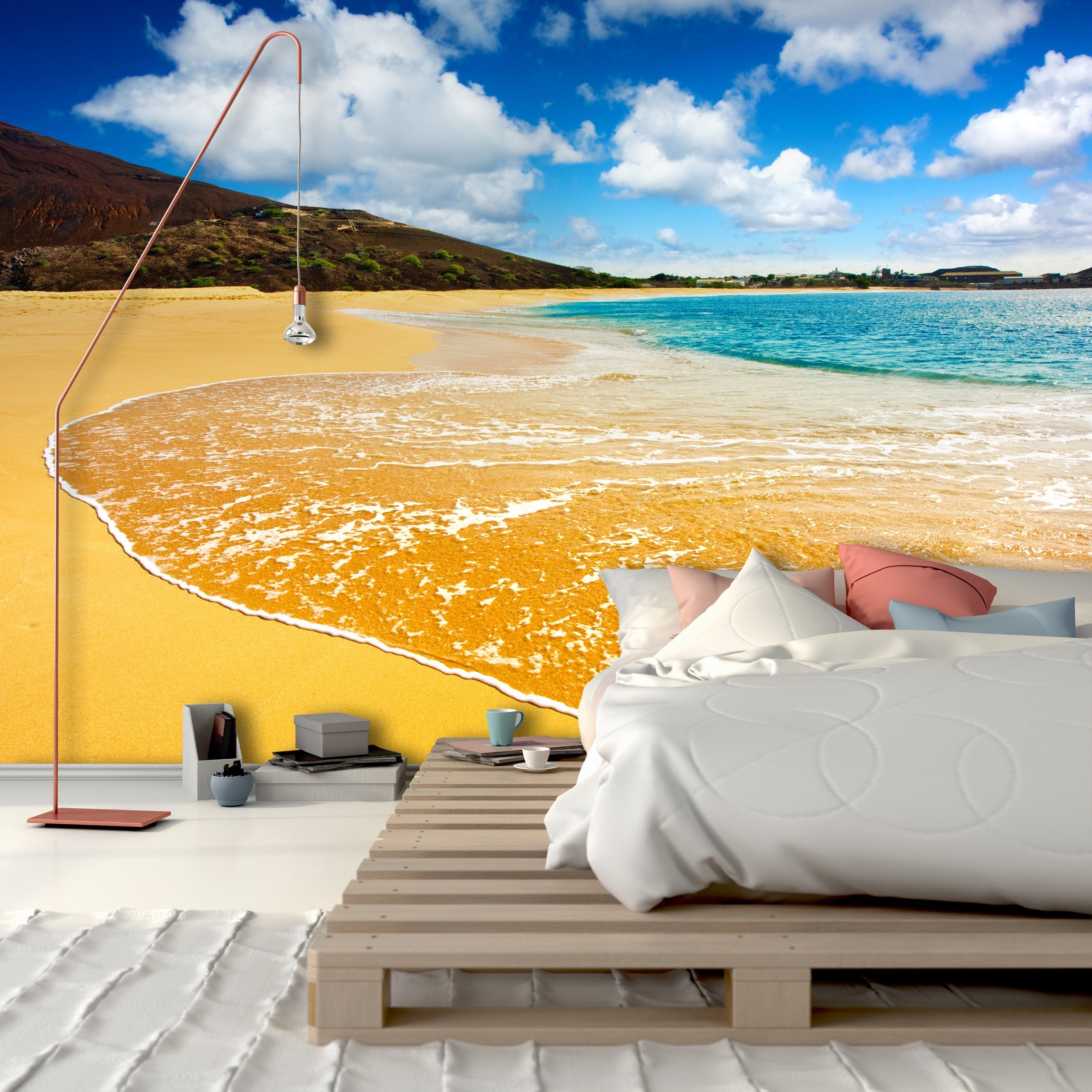 PVC Fototapete Tropical Paradise - ECO Wandbild Selbstklebende Tapete - 3D Vinyl Wandsticker XXL SW297