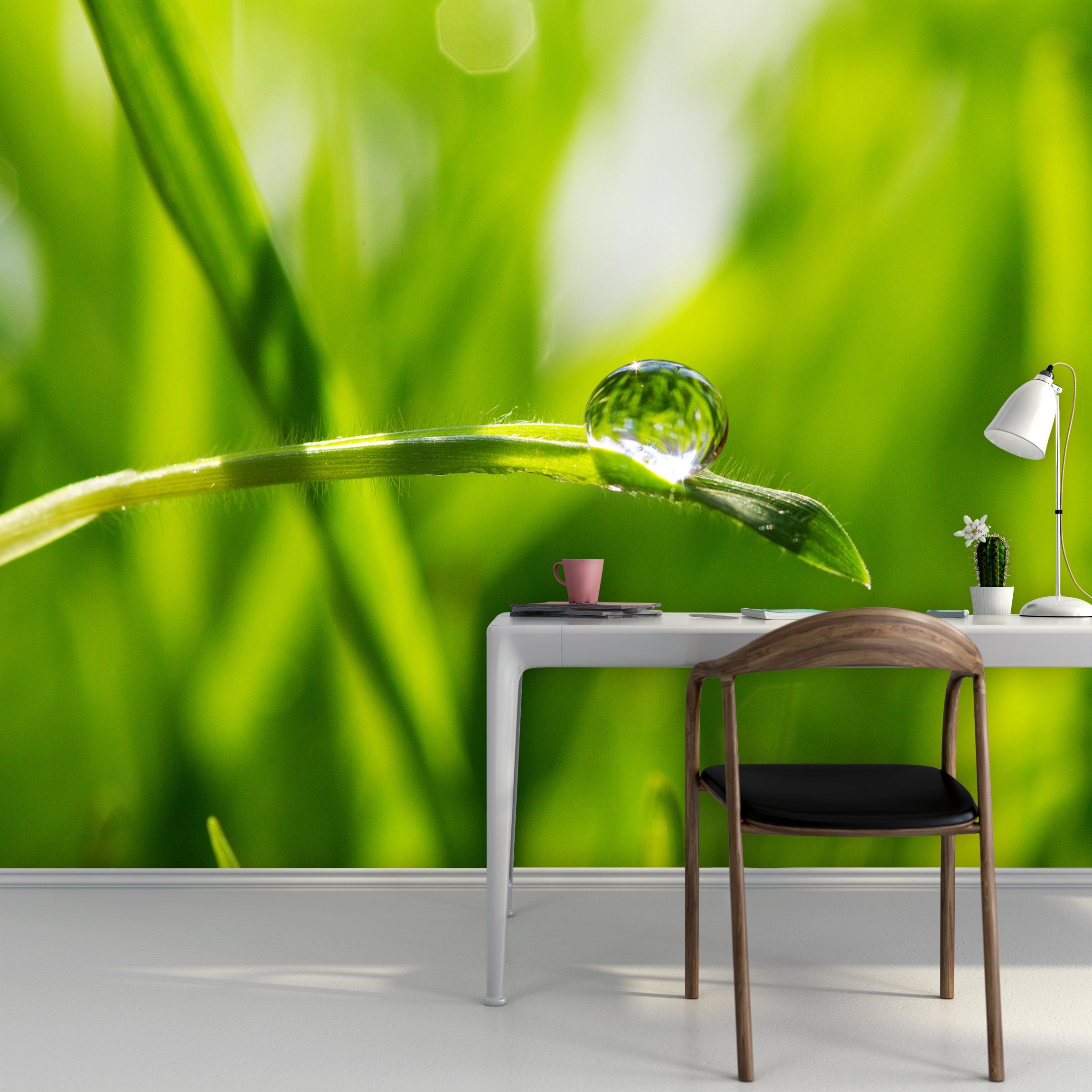 PVC Fototapete Drop - ECO Wandbild Selbstklebende Tapete - 3D Vinyl Wandsticker XXL SW260