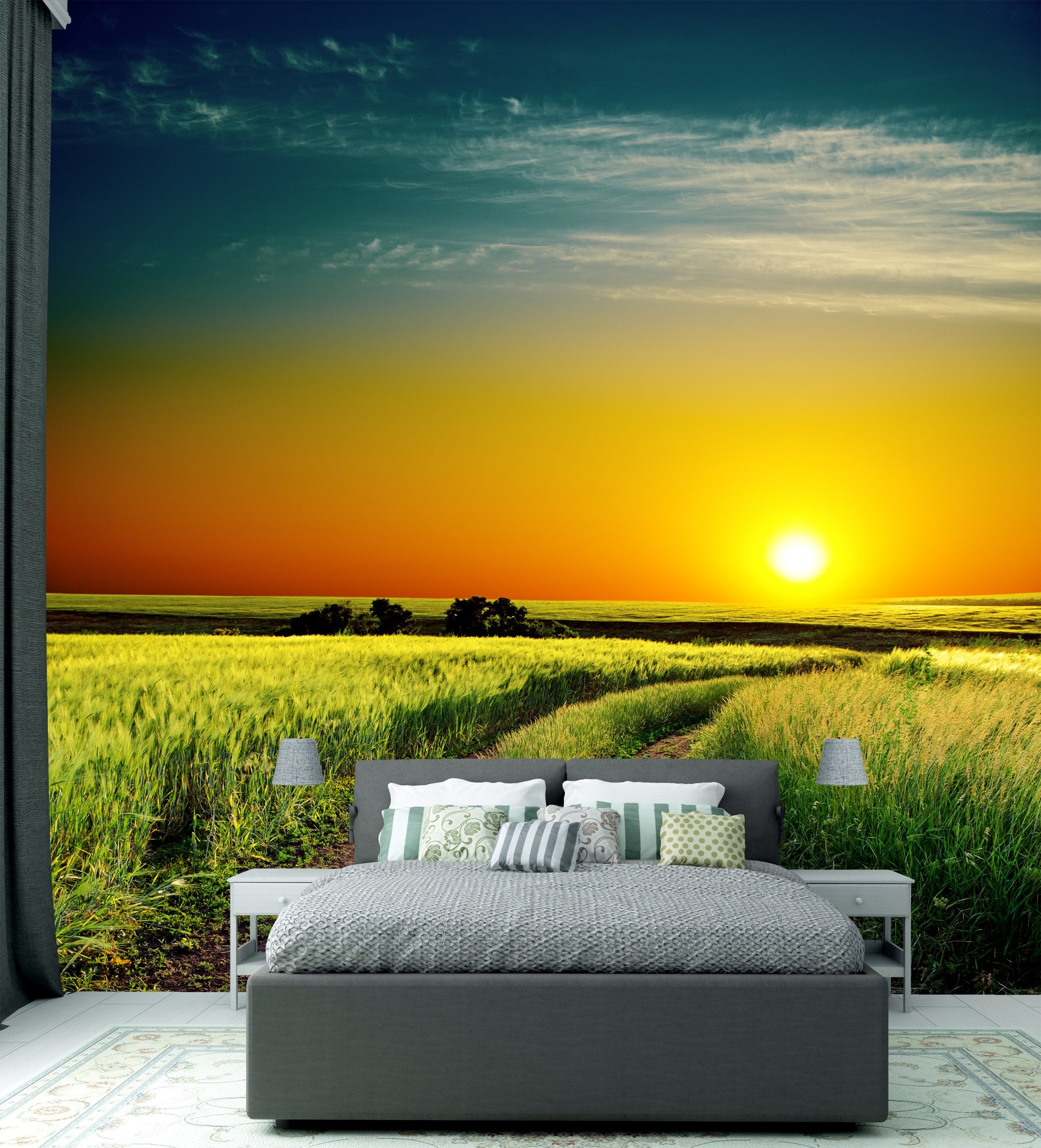 PVC Fototapete Good Sunset - ECO Wandbild Selbstklebende Tapete - 3D Vinyl Wandsticker XXL SW231