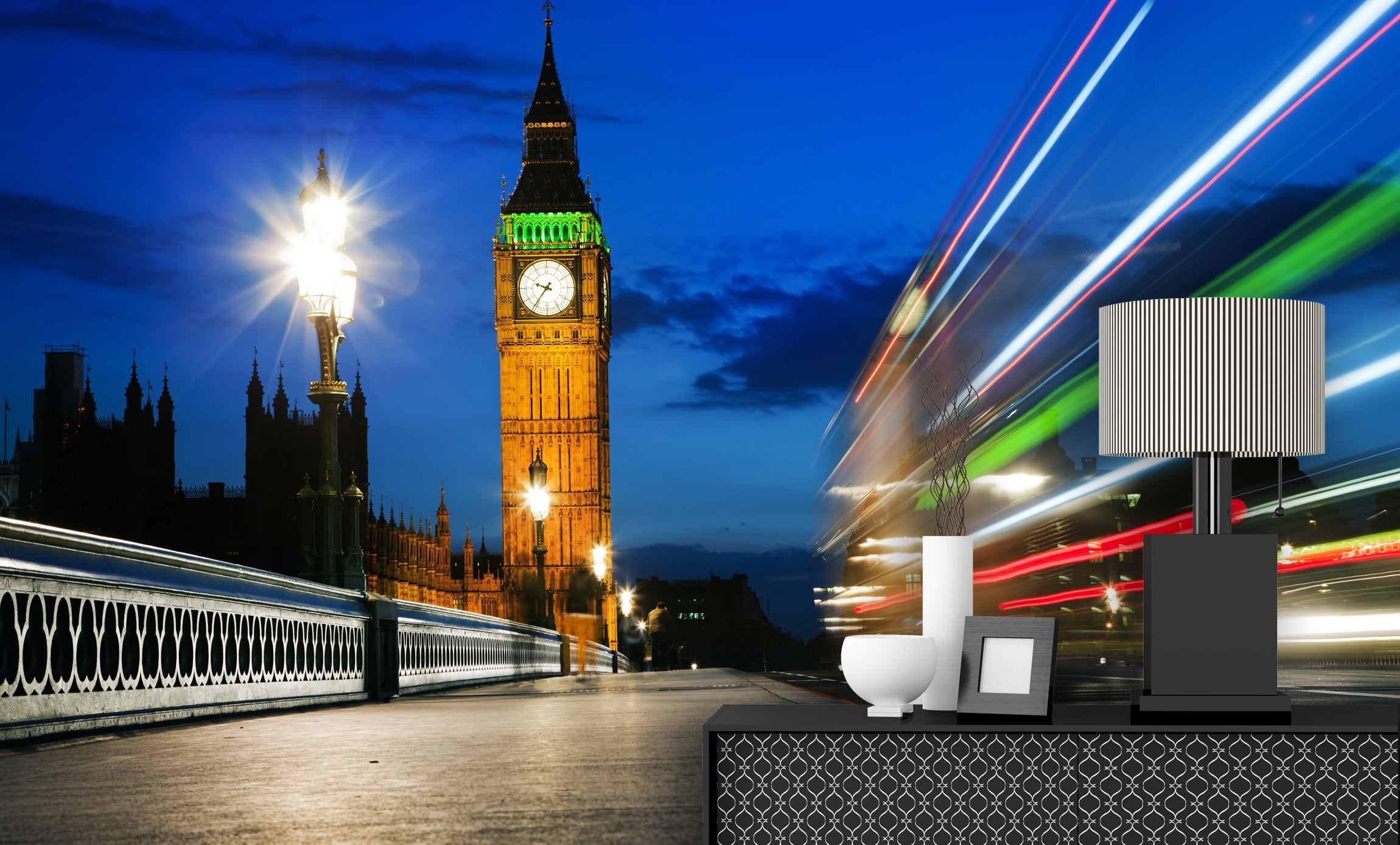 PVC Fototapete London, the UK - ECO Wandbild Selbstklebende Tapete - 3D Vinyl Wandsticker XXL SW161