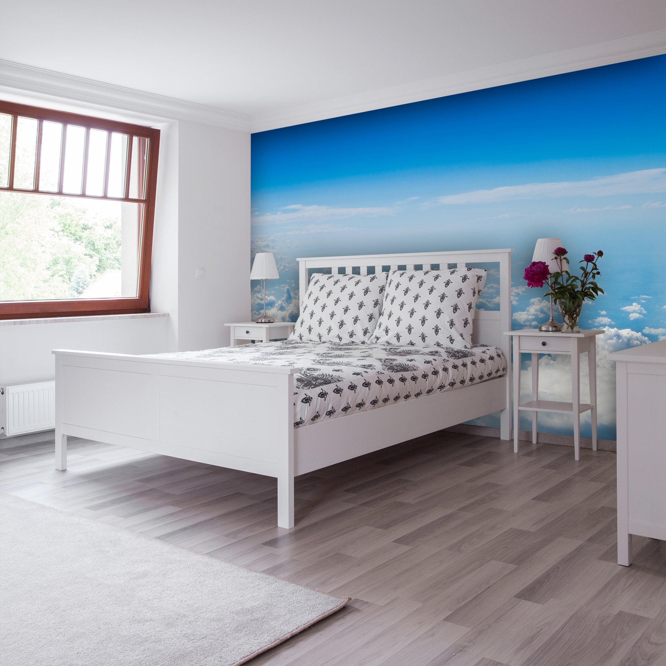 PVC Fototapete Air Sky - ECO Wandbild Selbstklebende Tapete - 3D Vinyl Wandsticker XXL SW309