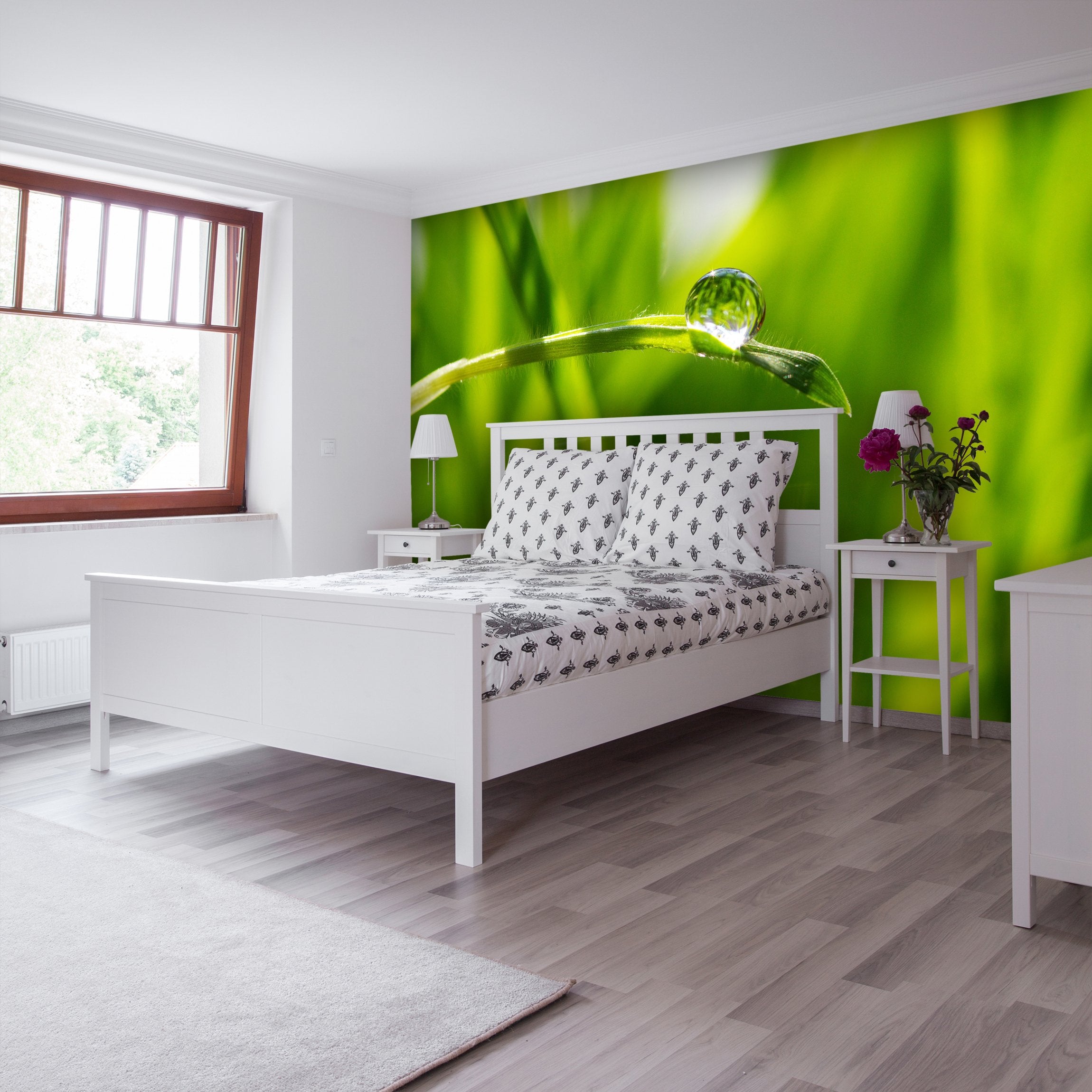 PVC Fototapete Drop - ECO Wandbild Selbstklebende Tapete - 3D Vinyl Wandsticker XXL SW260