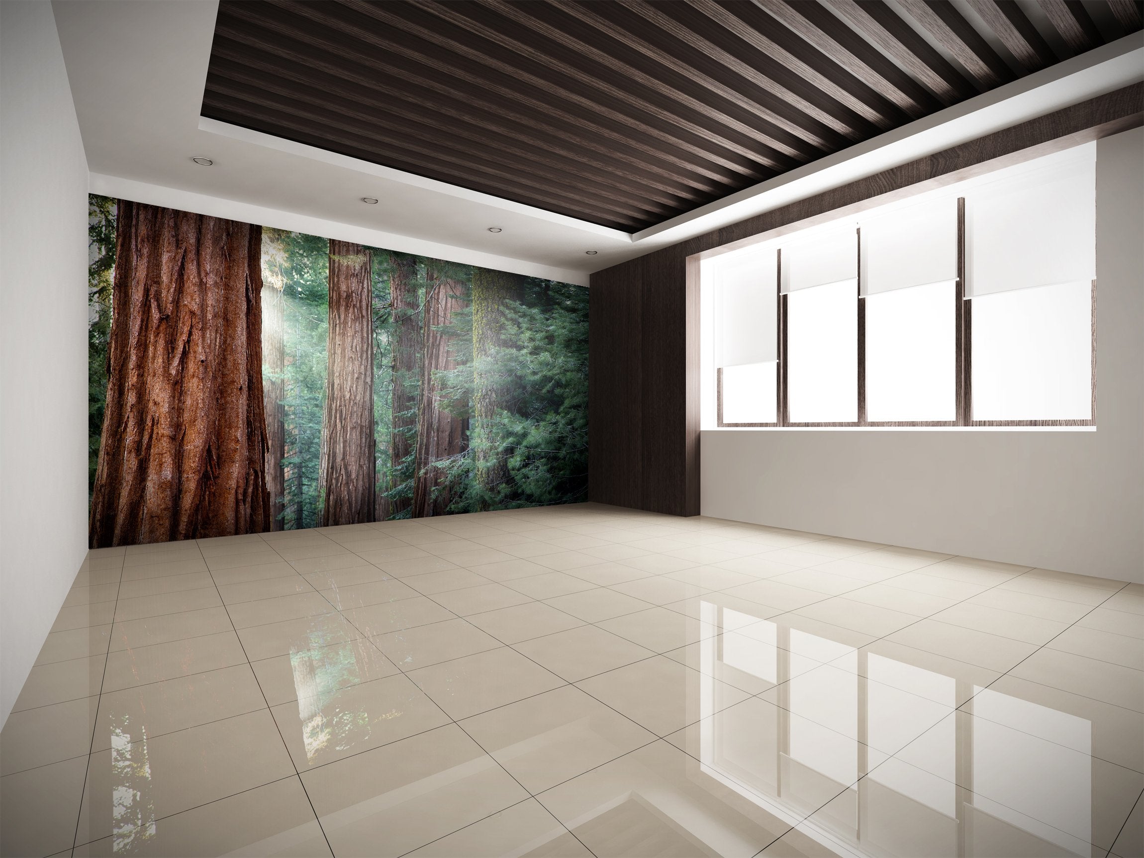PVC Fototapete Morning light - ECO Wandbild Selbstklebende Tapete - 3D Vinyl Wandsticker XXL SW013