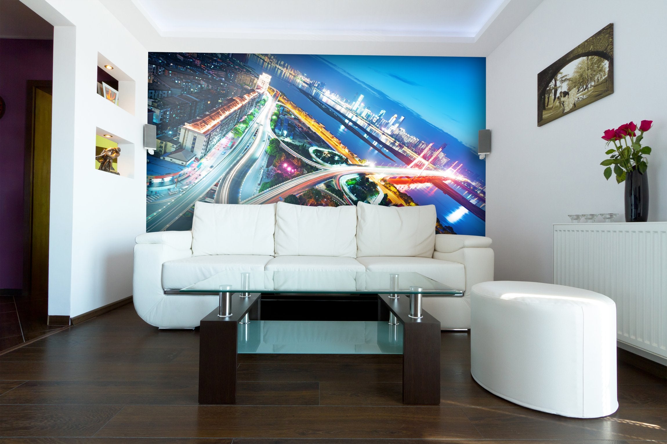 PVC Fototapete Shanghai - ECO Wandbild Selbstklebende Tapete - 3D Vinyl Wandsticker XXL SW308