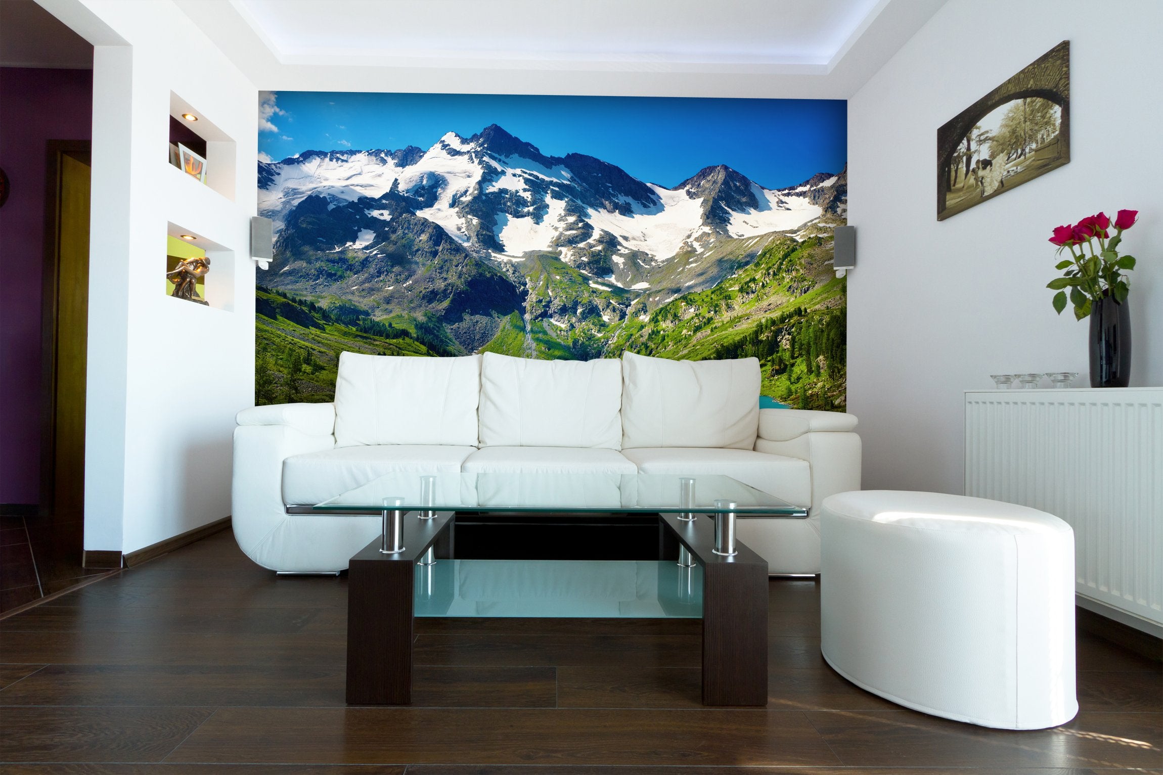 PVC Fototapete Lake - ECO Wandbild Selbstklebende Tapete - 3D Vinyl Wandsticker XXL SW224