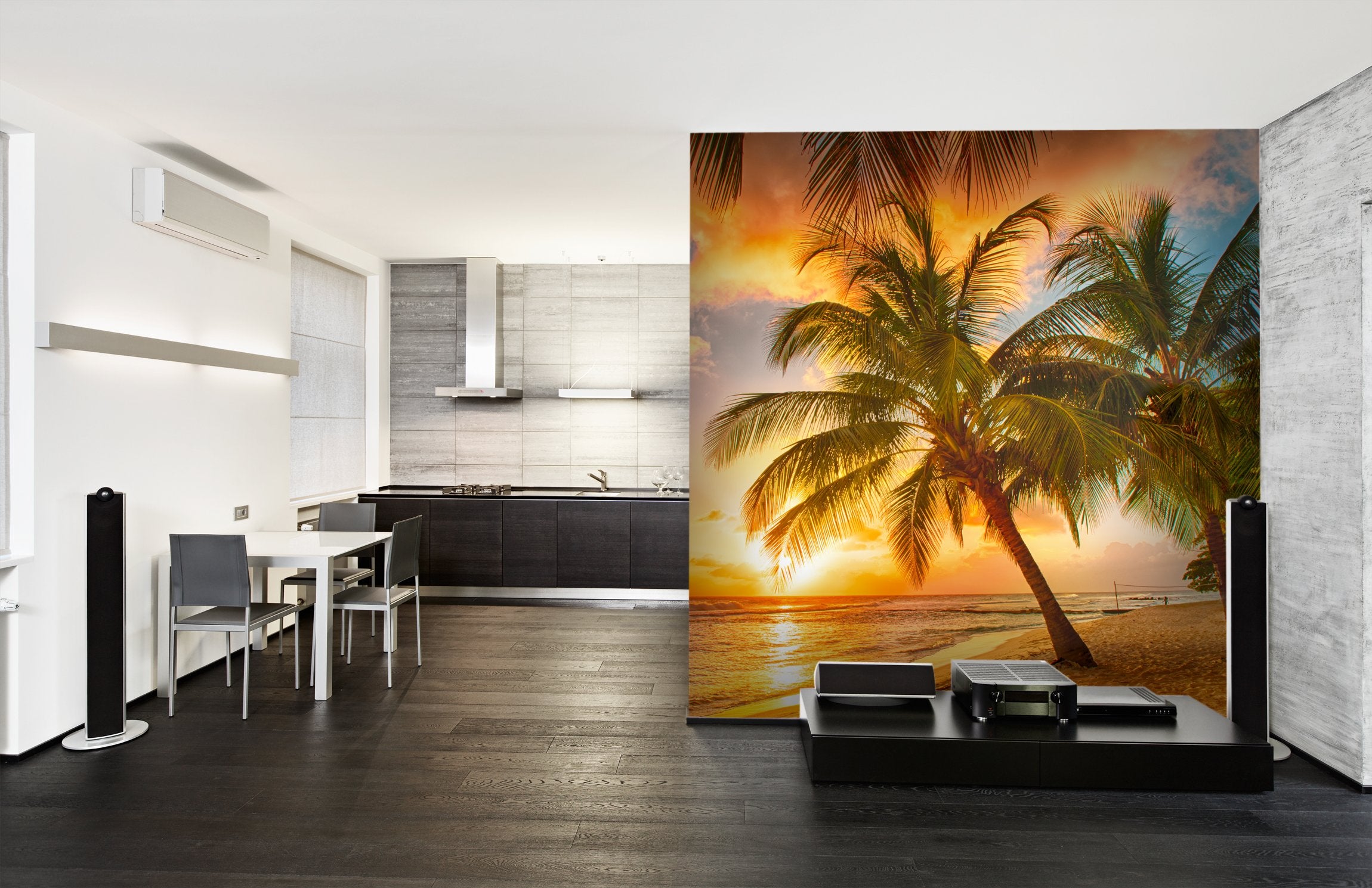 PVC Fototapete Barbados - ECO Wandbild Selbstklebende Tapete - 3D Vinyl Wandsticker XXL SW120