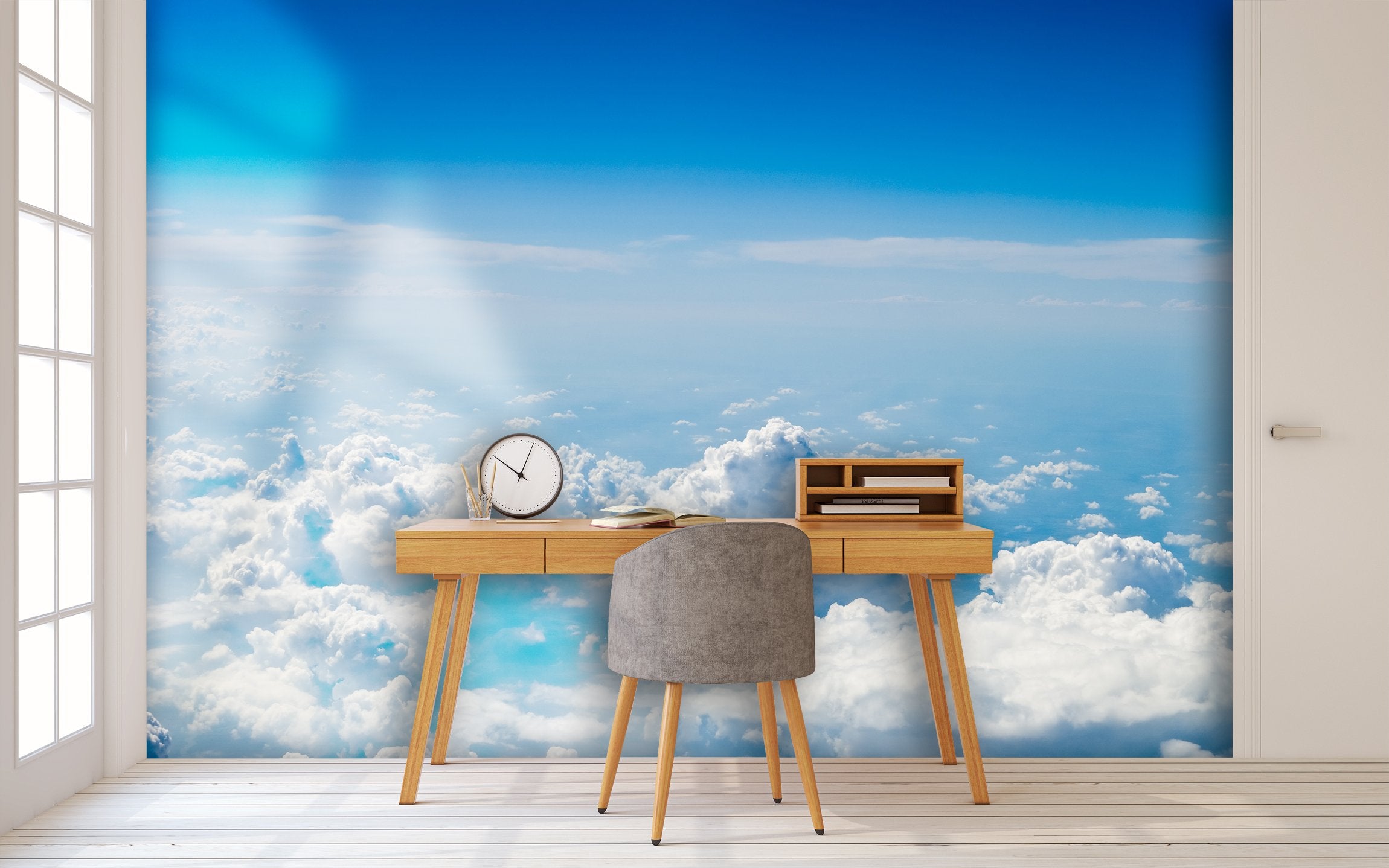 PVC Fototapete Air Sky - ECO Wandbild Selbstklebende Tapete - 3D Vinyl Wandsticker XXL SW309