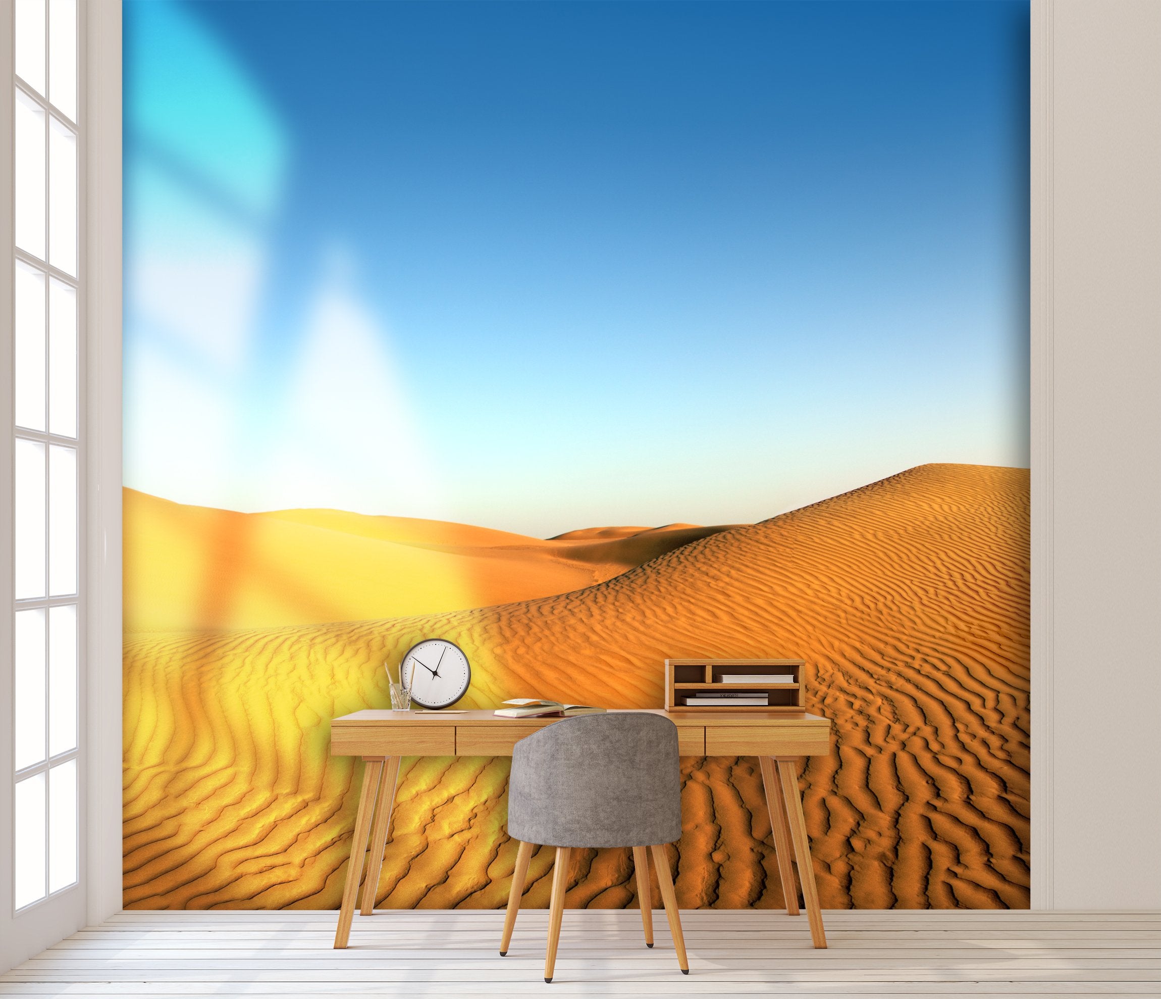 PVC Fototapete Evening Desert - ECO Wandbild Selbstklebende Tapete - 3D Vinyl Wandsticker XXL SW299