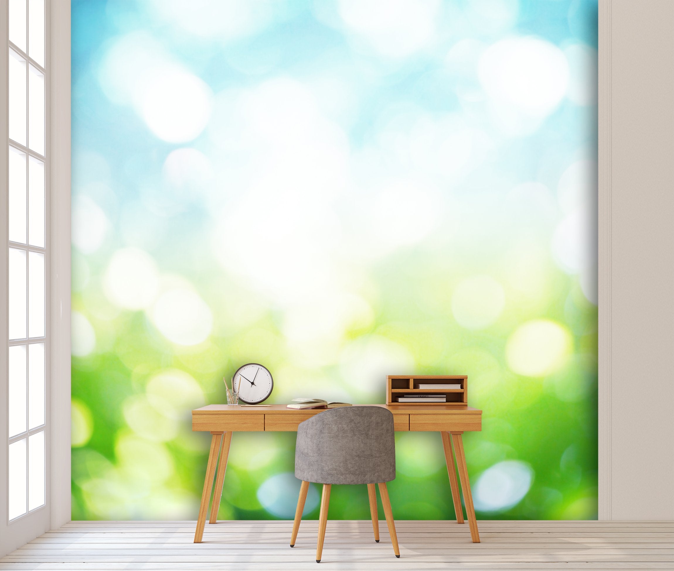 PVC Fototapete Nature Blur – ECO Wandbild Selbstklebende Tapete – 3D Vinyl Wandsticker XXL SW242 - life-decor.de