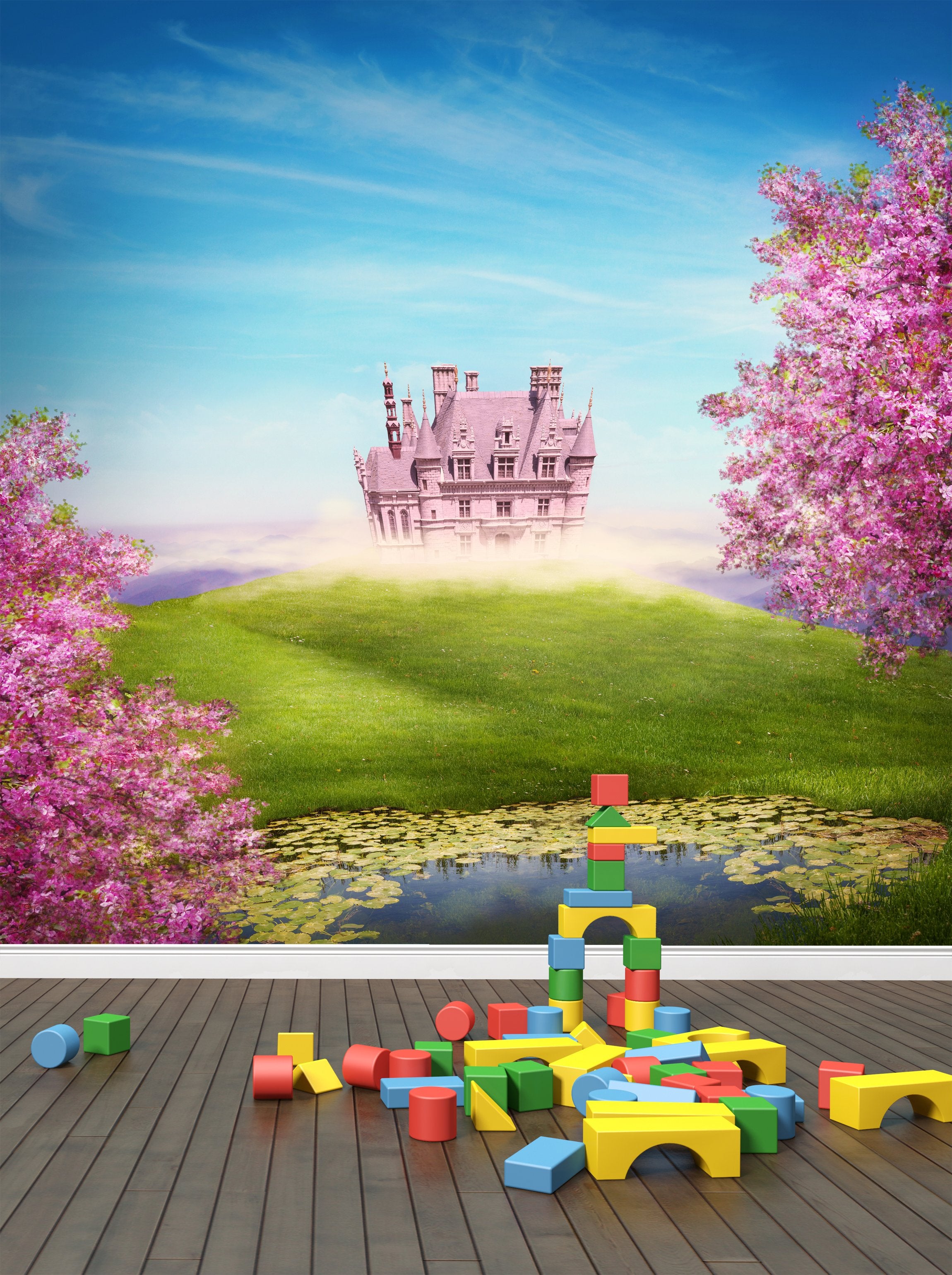 PVC Fototapete Fairy Tale Landscape - ECO Wandbild Selbstklebende Tapete - 3D Vinyl Wandsticker XXL SW164