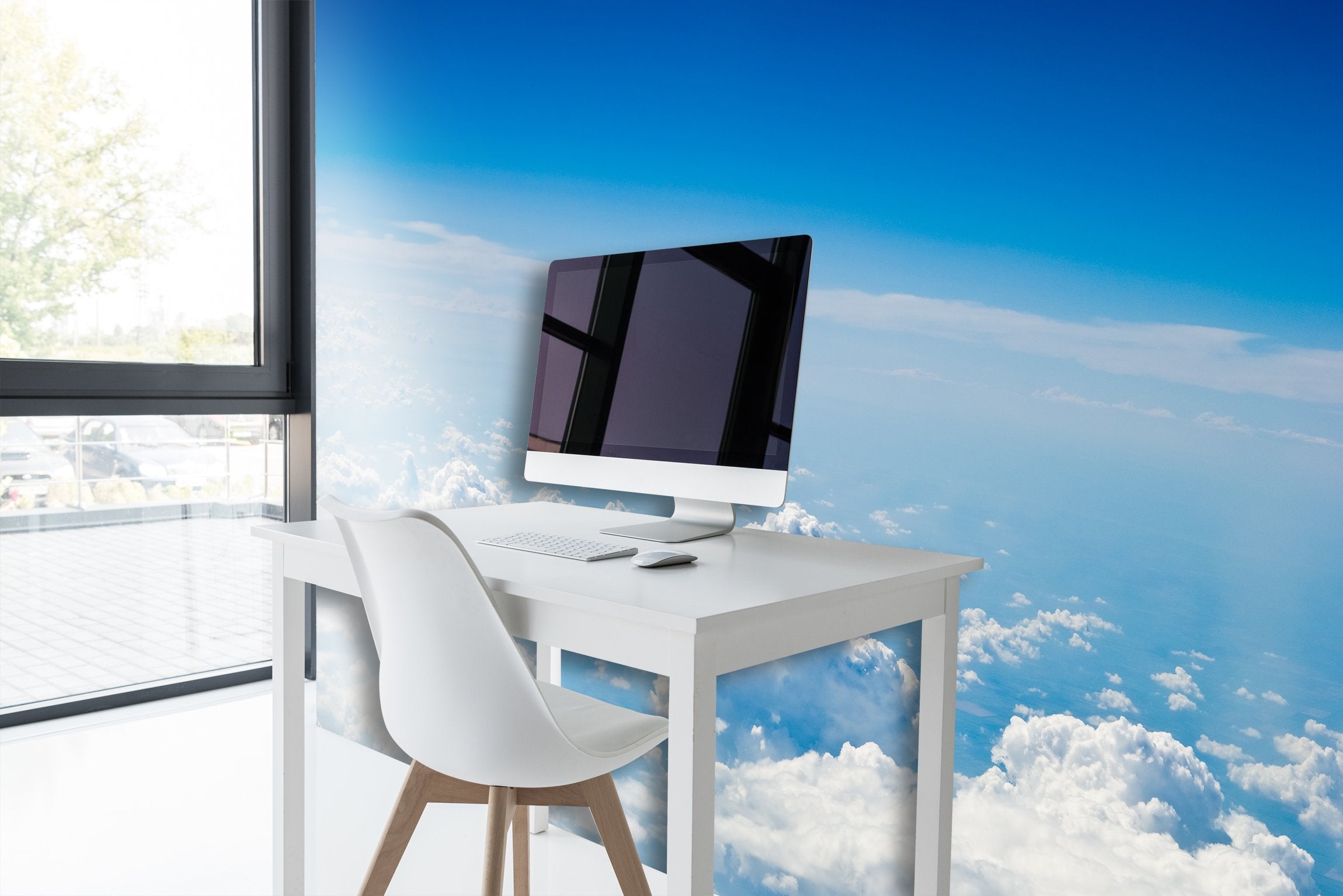 PVC Fototapete Air Sky - ECO Wandbild Selbstklebende Tapete - 3D Vinyl Wandsticker XXL SW309
