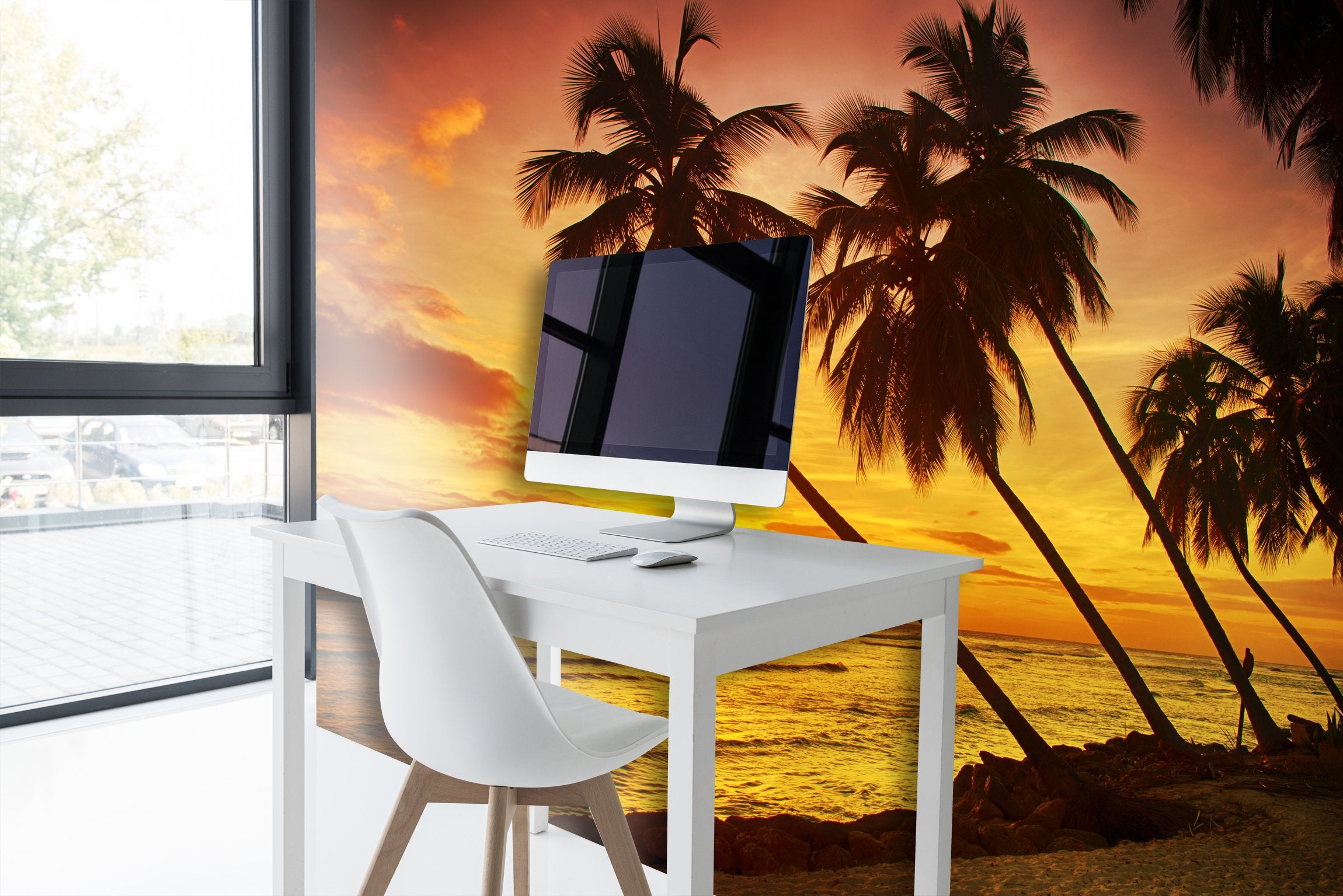 PVC Fototapete Barbados II - ECO Wandbild Selbstklebende Tapete - 3D Vinyl Wandsticker XXL SW123