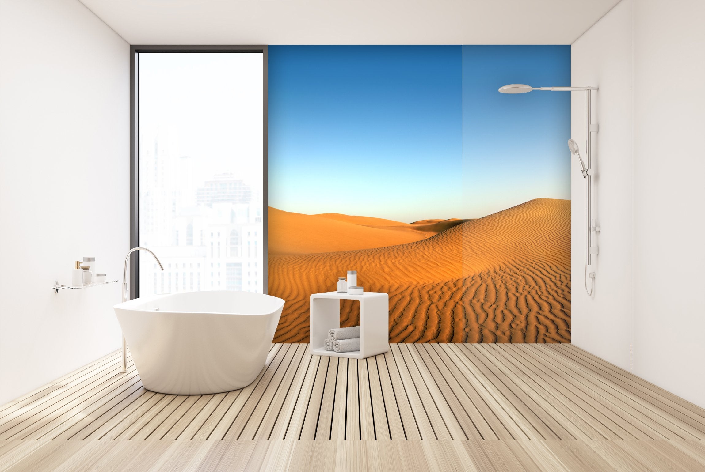 PVC Fototapete Evening Desert - ECO Wandbild Selbstklebende Tapete - 3D Vinyl Wandsticker XXL SW299