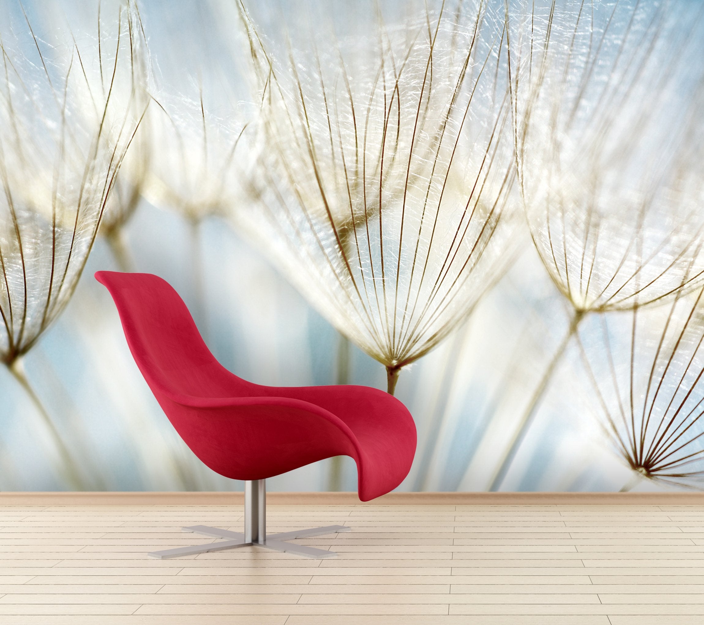 PVC Fototapete Dandelion Flower - ECO Wandbild Selbstklebende Tapete - 3D Vinyl Wandsticker XXL SW240