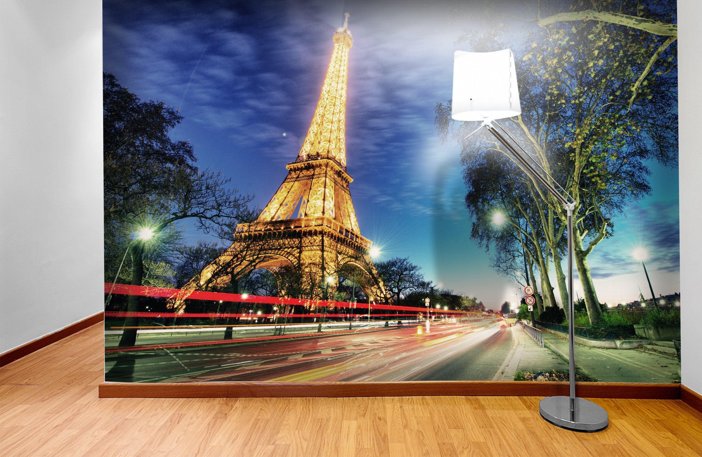 PVC Fototapete Eiffel Tower - ECO Wandbild Selbstklebende Tapete - 3D Vinyl Wandsticker XXL SW108