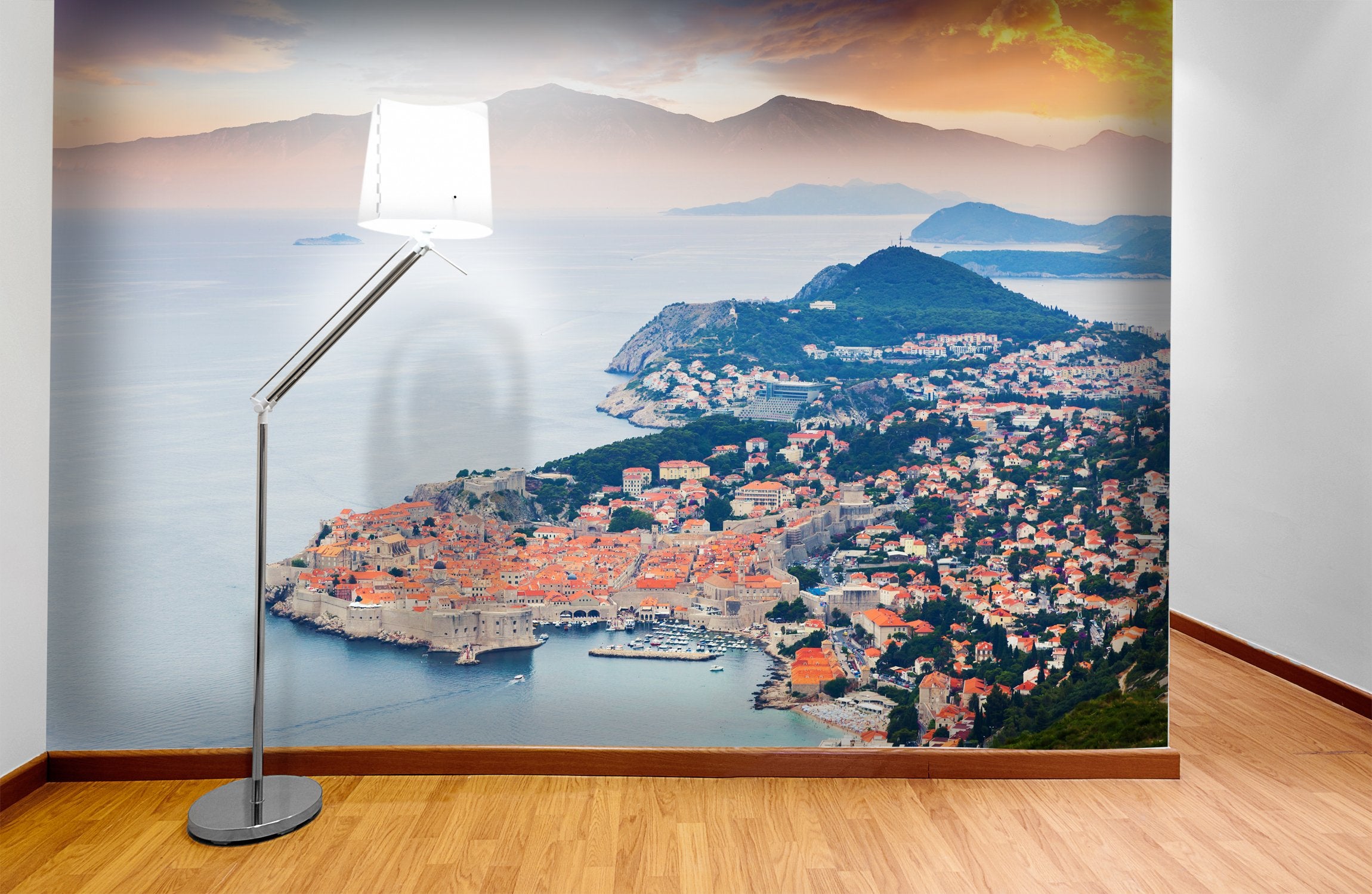 PVC Fototapete Majestic Colorful Sunset - ECO Wandbild Selbstklebende Tapete - 3D Vinyl Wandsticker XXL SW078