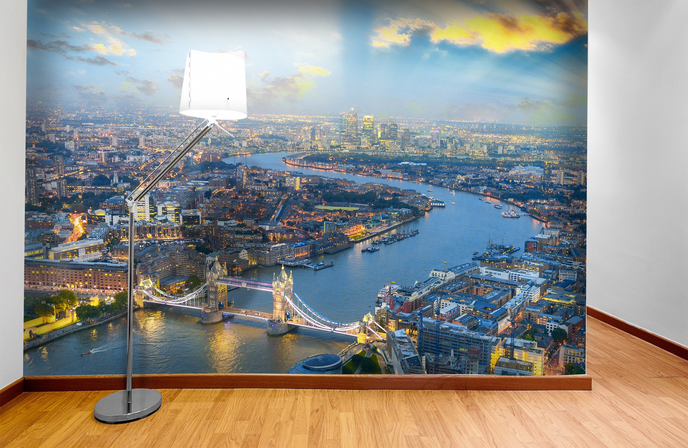 PVC Fototapete Tower Bridge - ECO Wandbild Selbstklebende Tapete - 3D Vinyl Wandsticker XXL SW111