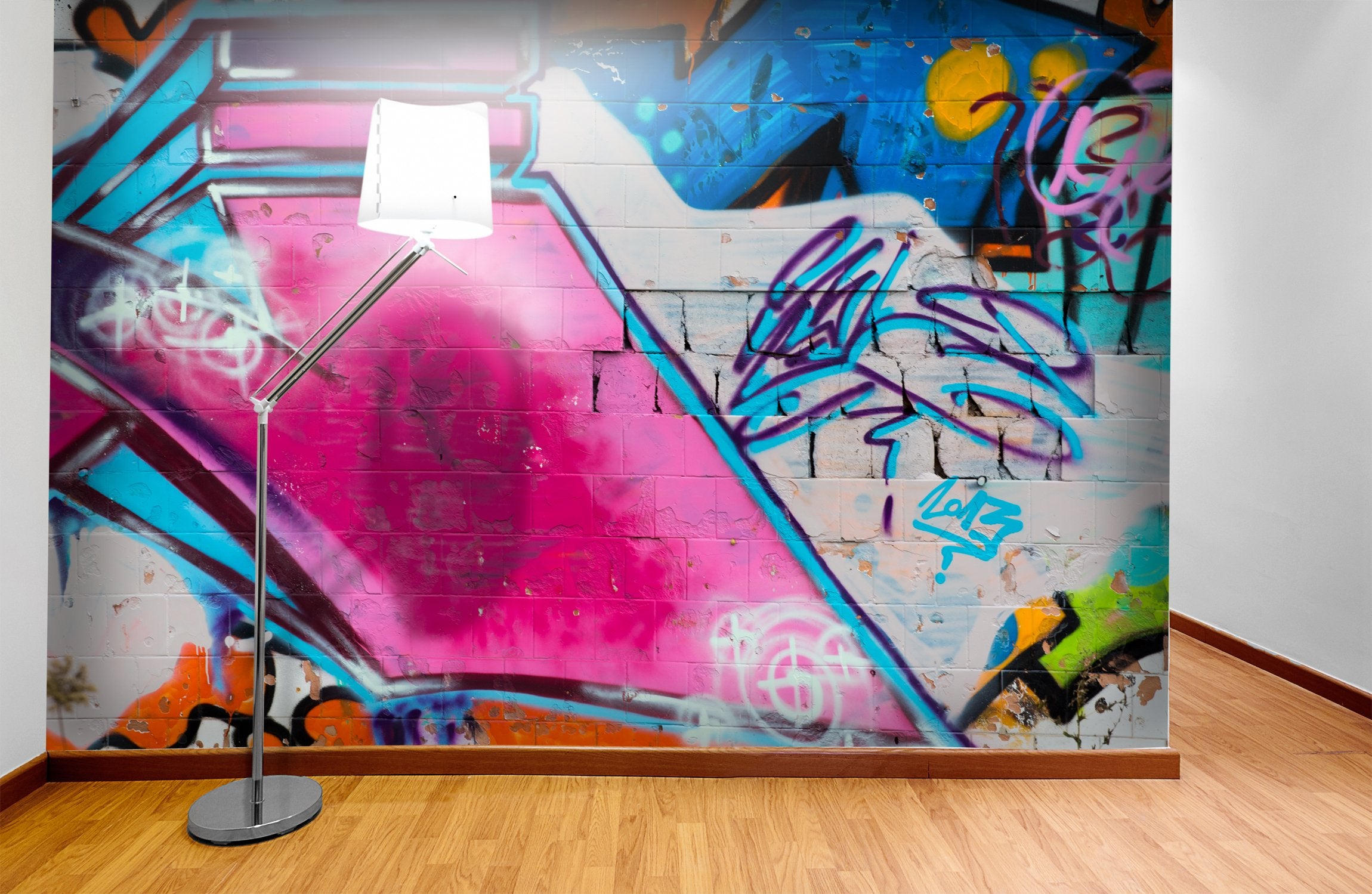 PVC Fototapete Graffiti Wall - ECO Wandbild Selbstklebende Tapete - 3D Vinyl Wandsticker XXL SW280