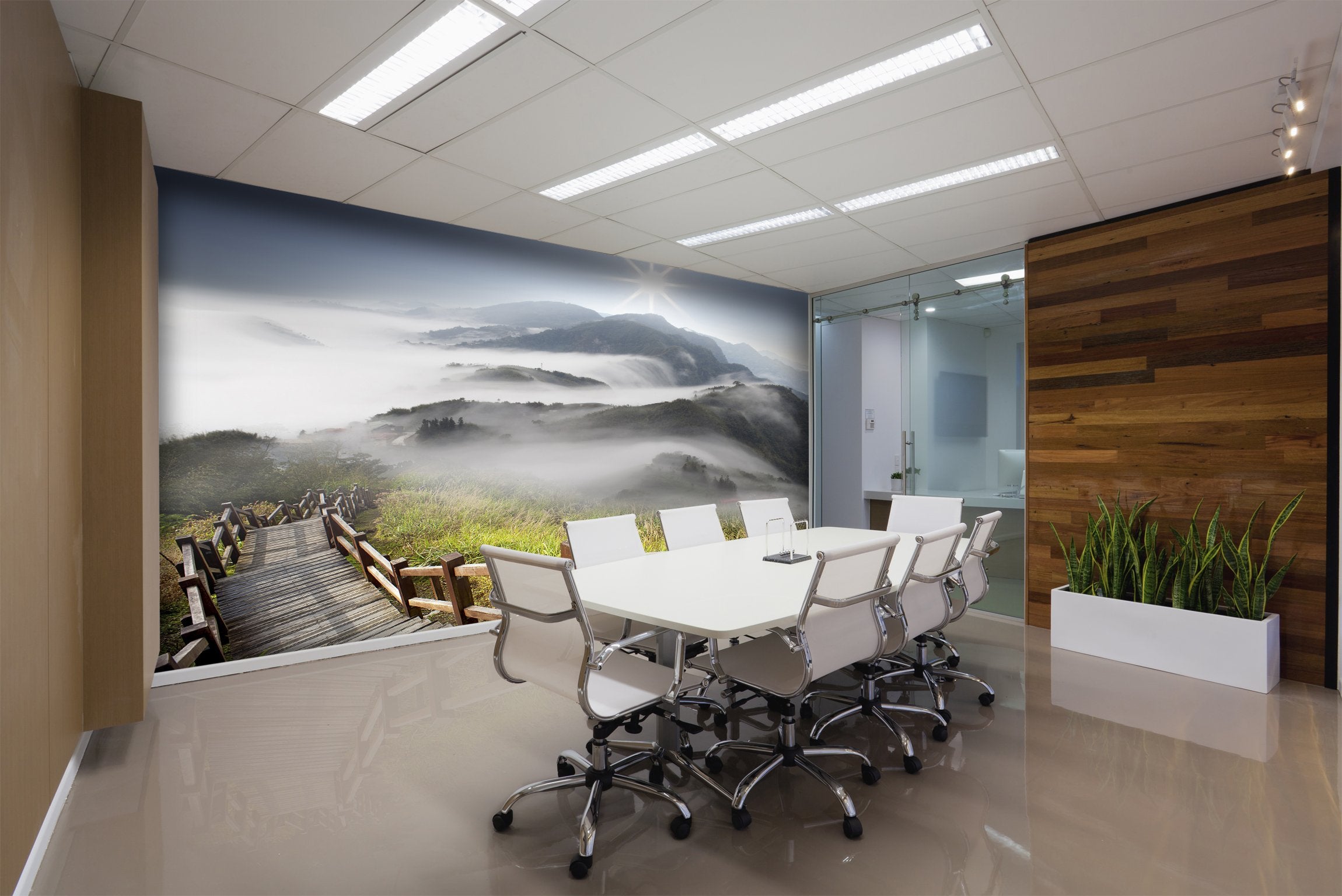 PVC Fototapete Dramatic Clouds - ECO Wandbild Selbstklebende Tapete - 3D Vinyl Wandsticker XXL SW049