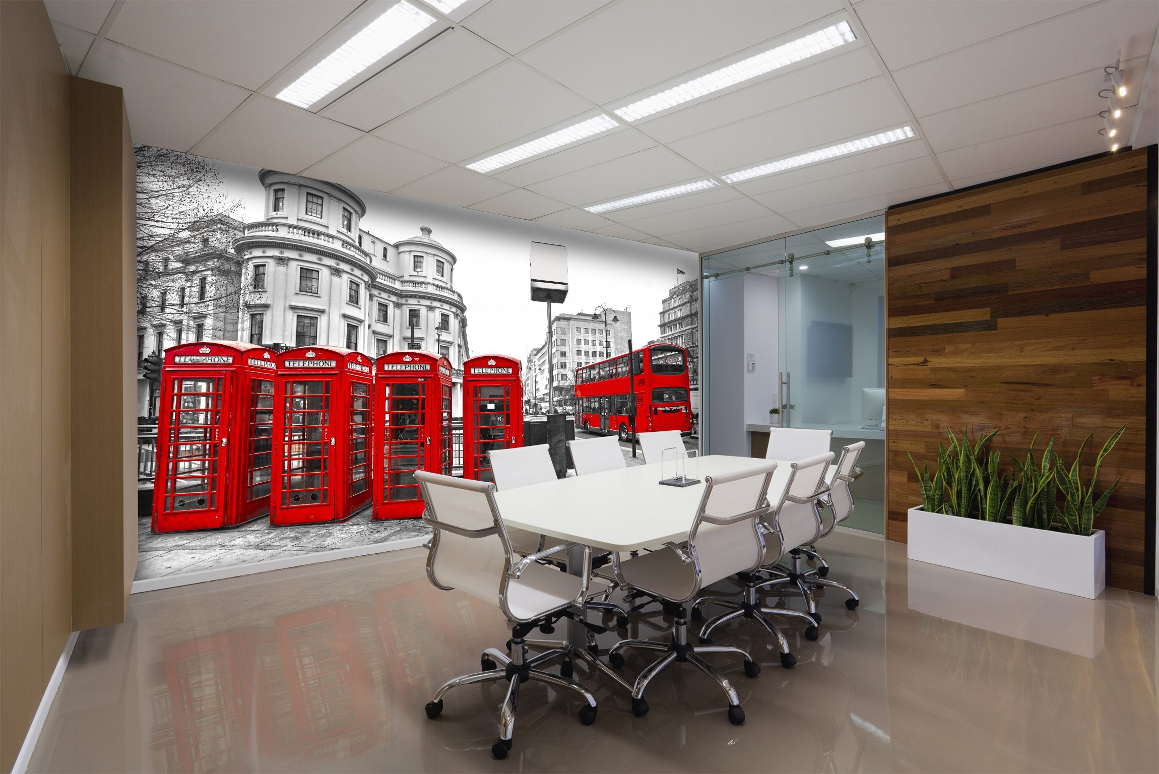 PVC Fototapete London – ECO Wandbild Selbstklebende Tapete – 3D Vinyl Wandsticker XXL SW129 - life-decor.de